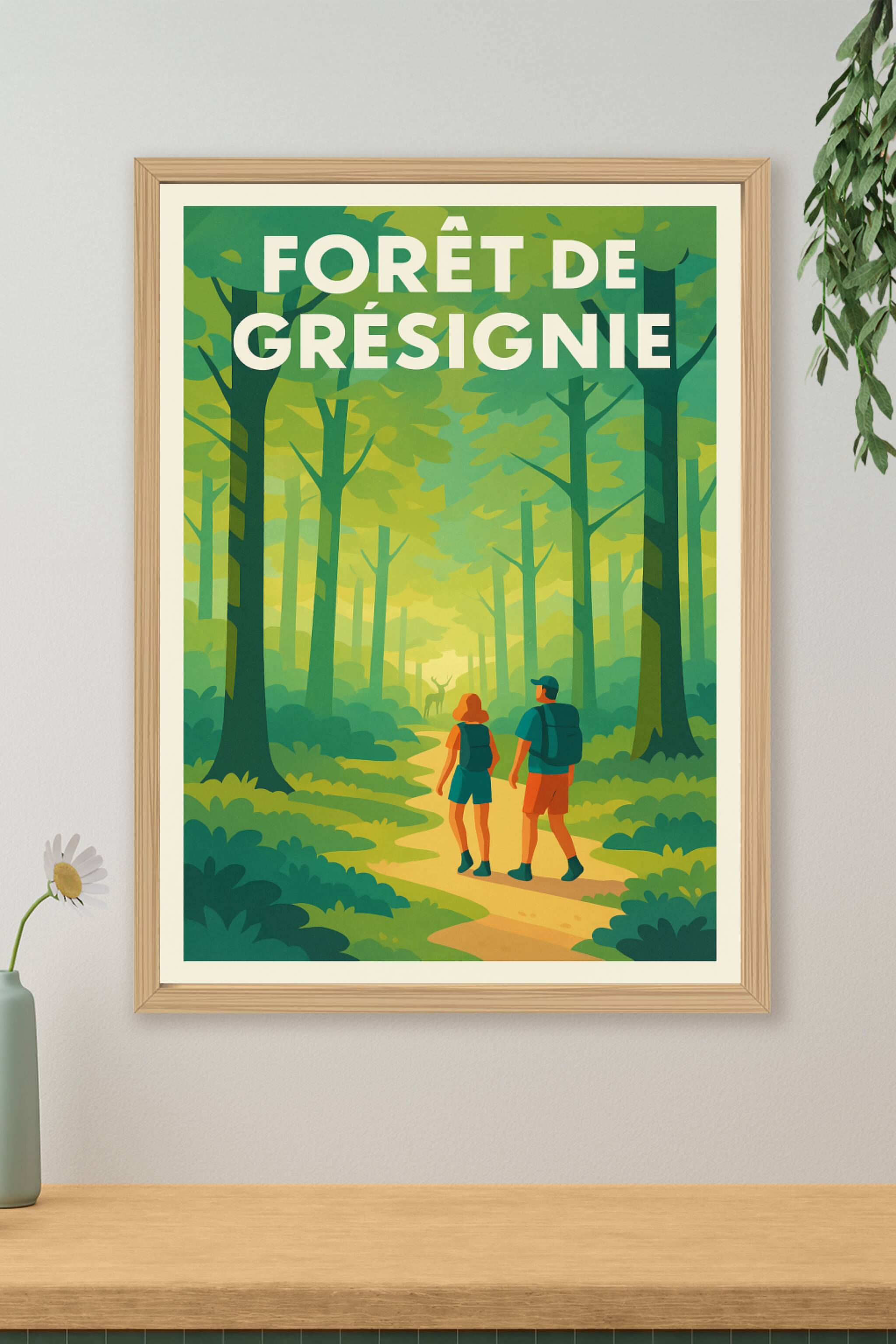 Affiche de Forêt de Grésigne - Évadez-vous au cœur de la nature sauvage