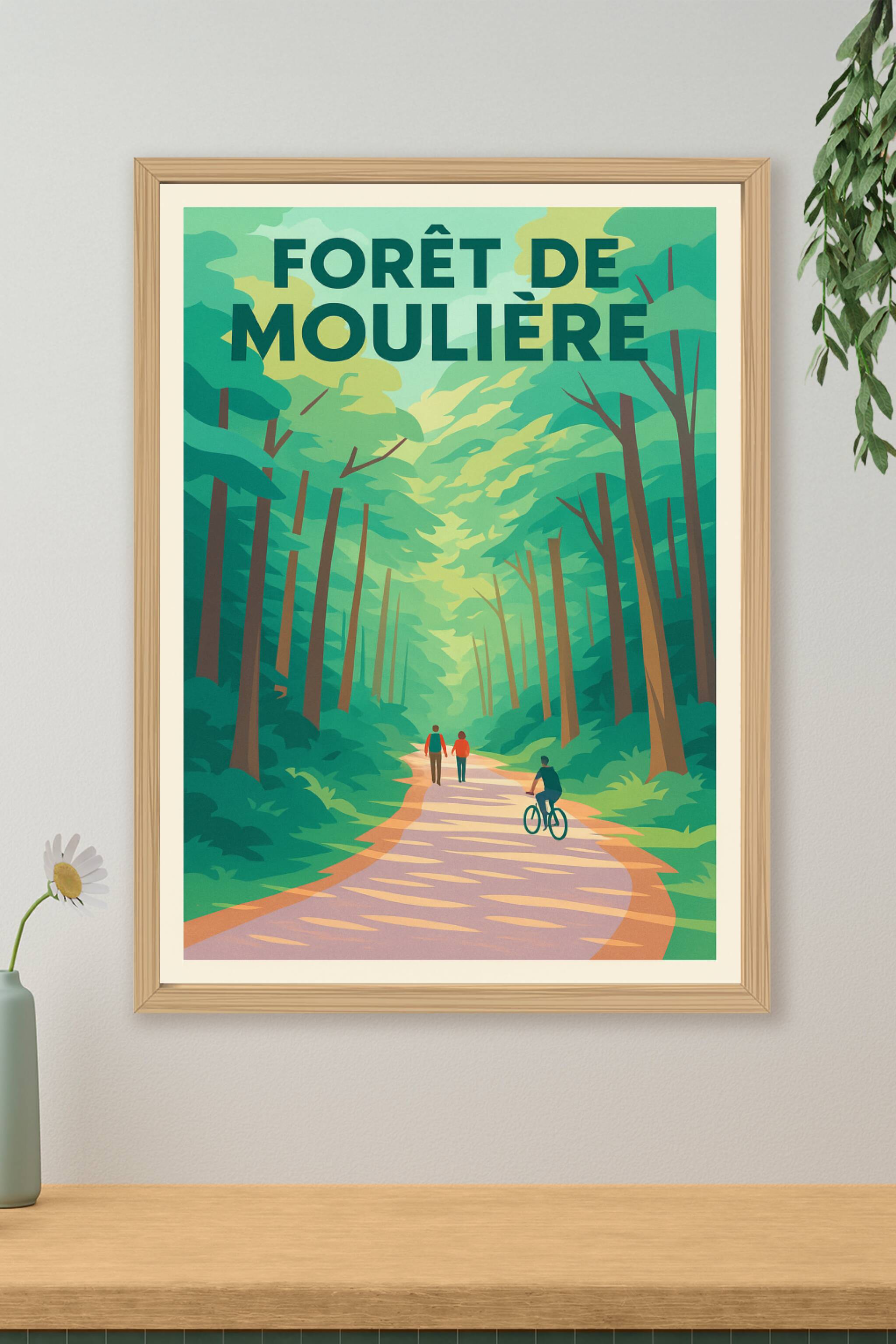 Affiche de Forêt de Moulière - L'évasion naturelle au cœur de la Vienne