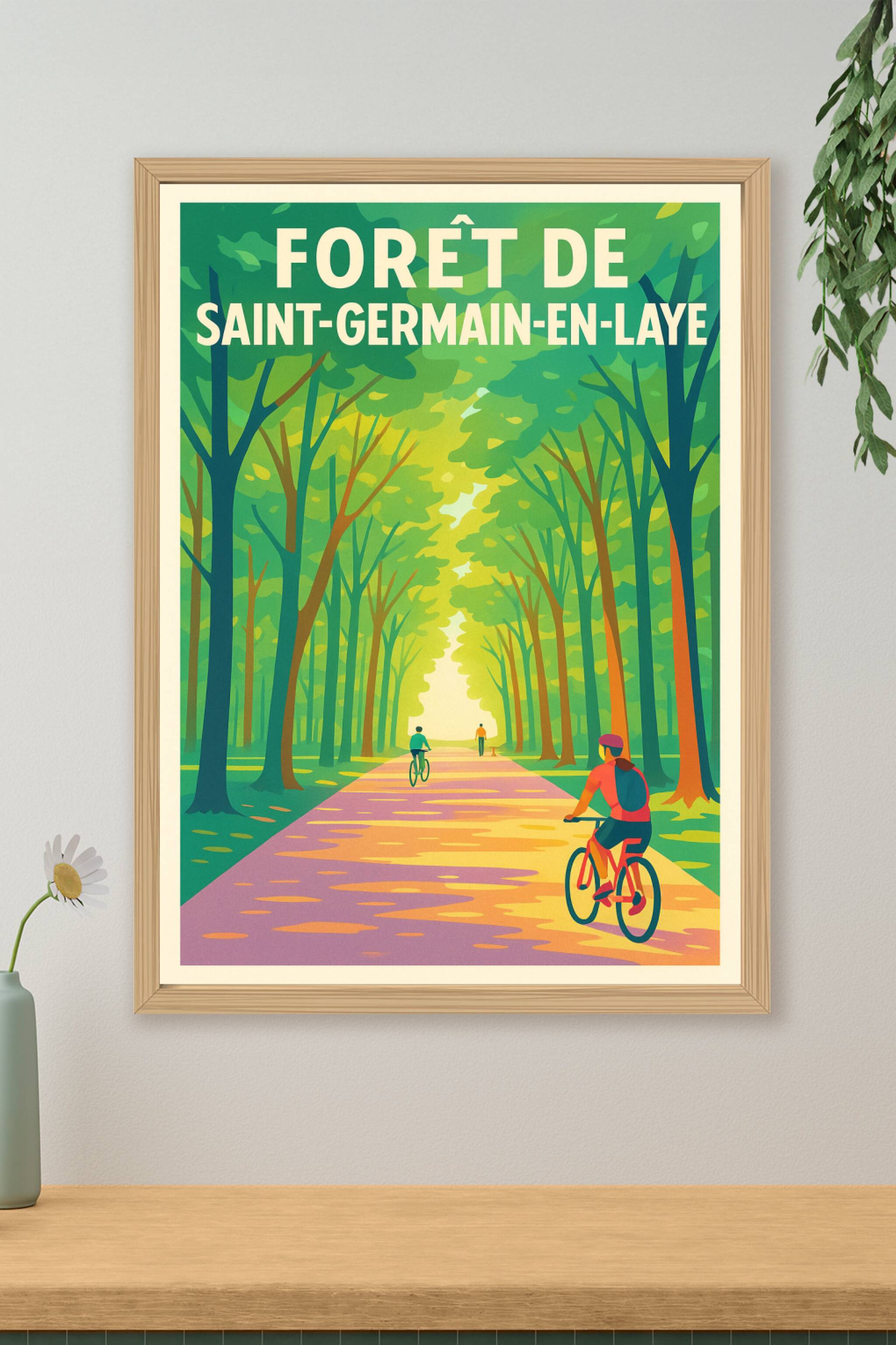 Affiche de Forêt de Saint-Germain-en-Laye - Évasion Nature et Sérénité