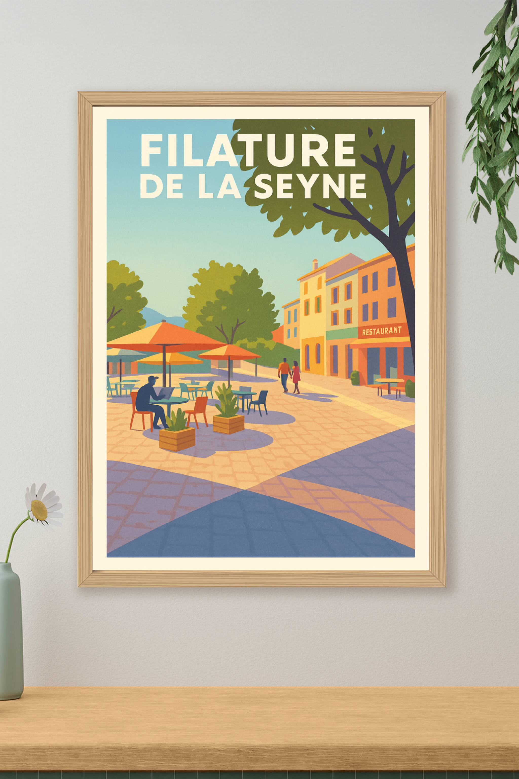 Affiche de Filature de la Seyne - L'élégance d'une après-midi ensoleillée