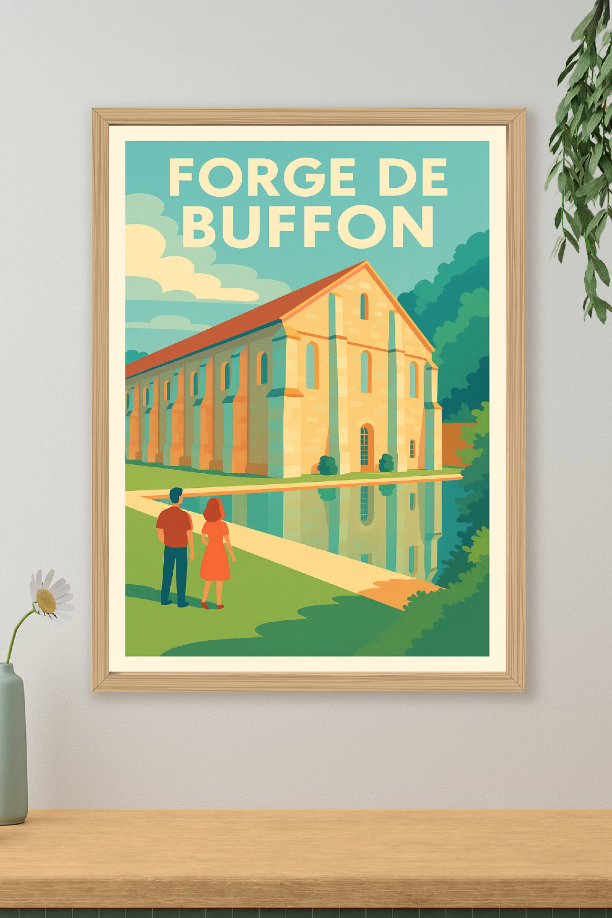 Affiche de Forge de Buffon - L'éclat du patrimoine industriel de Bourgogne