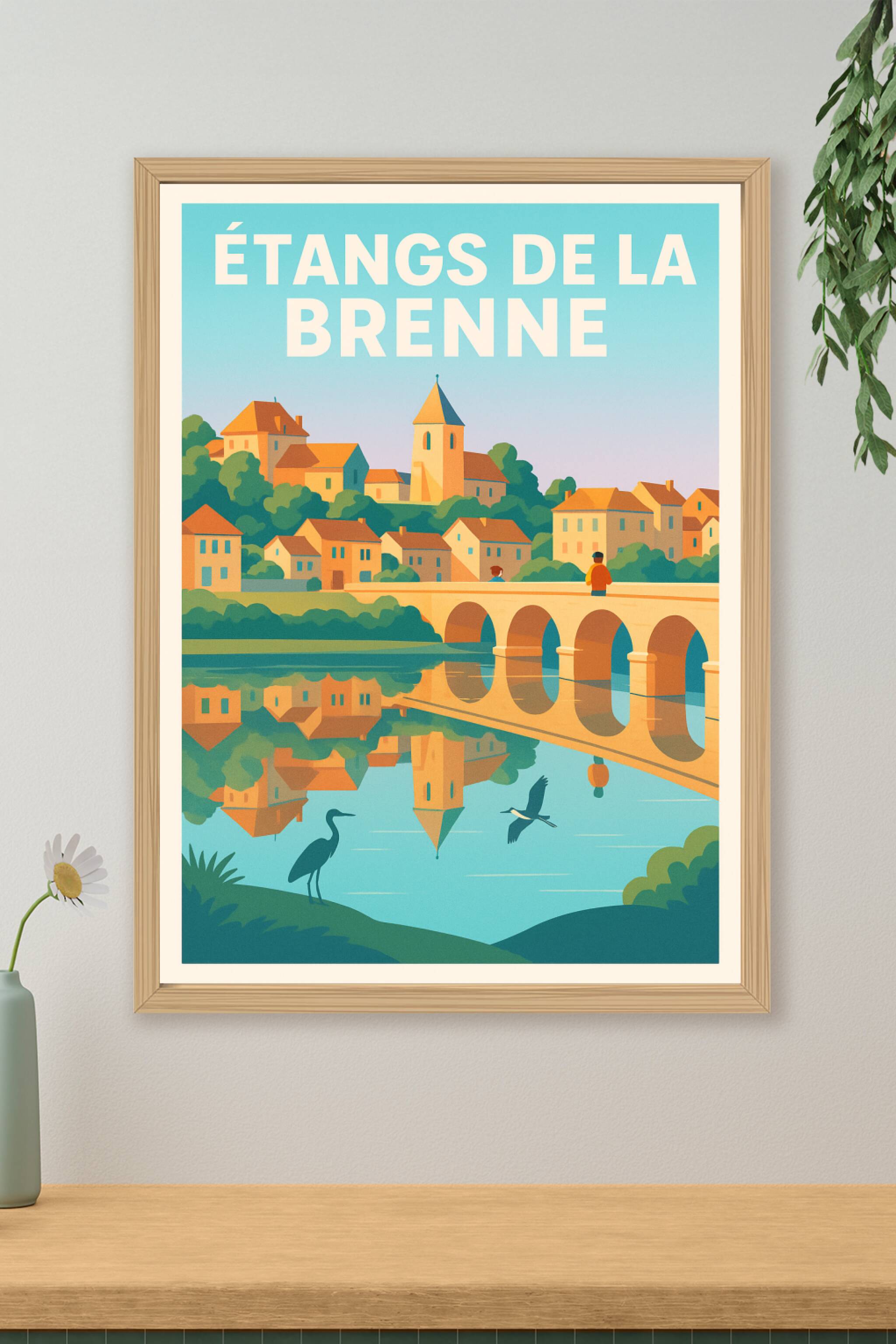 Affiche de Étangs de la Brenne - Évasion sauvage au cœur du Pays des Mille Étangs