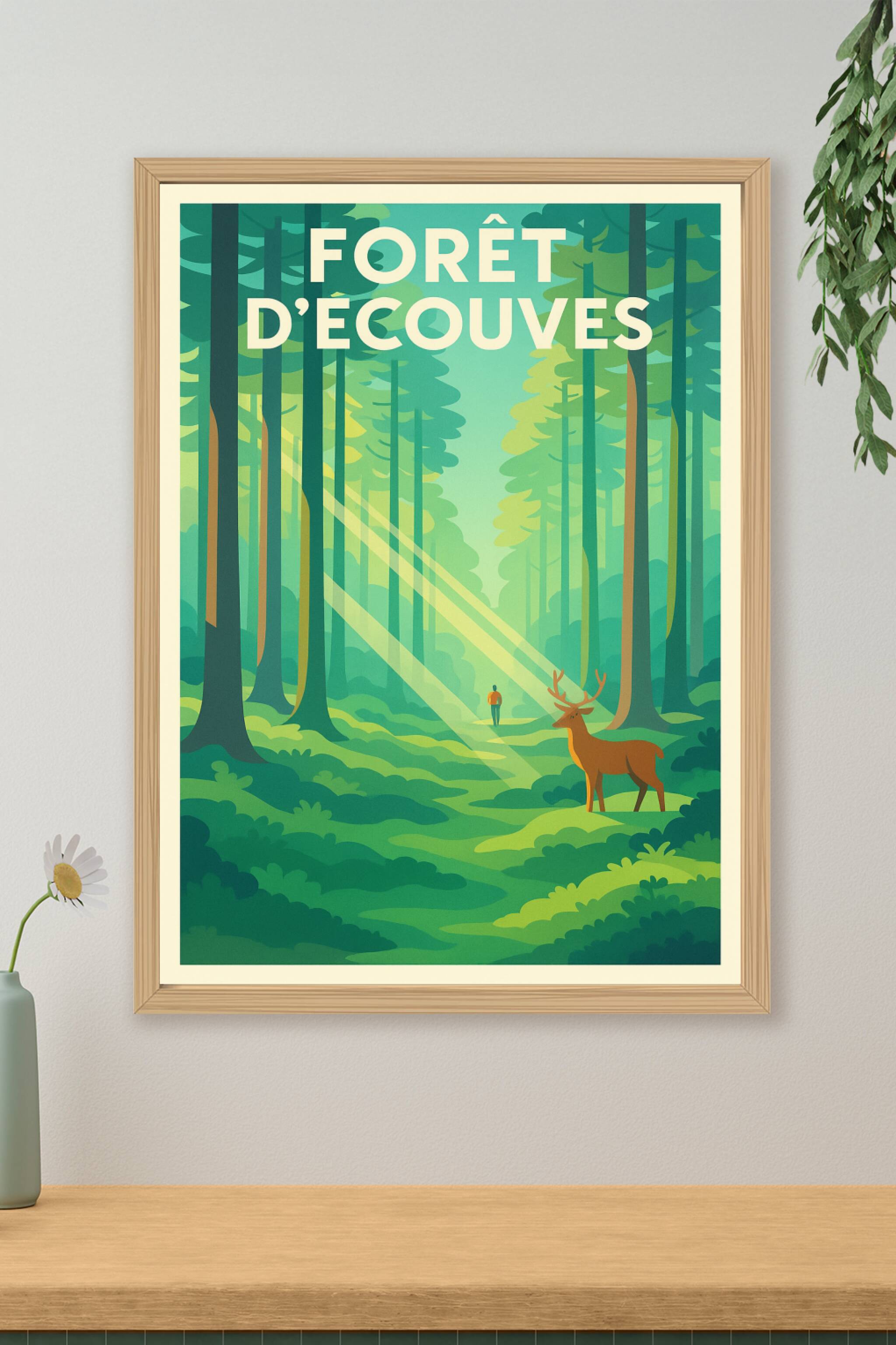 Affiche de Forêt d'Écouves - Évasion sauvage au cœur de l'Orne