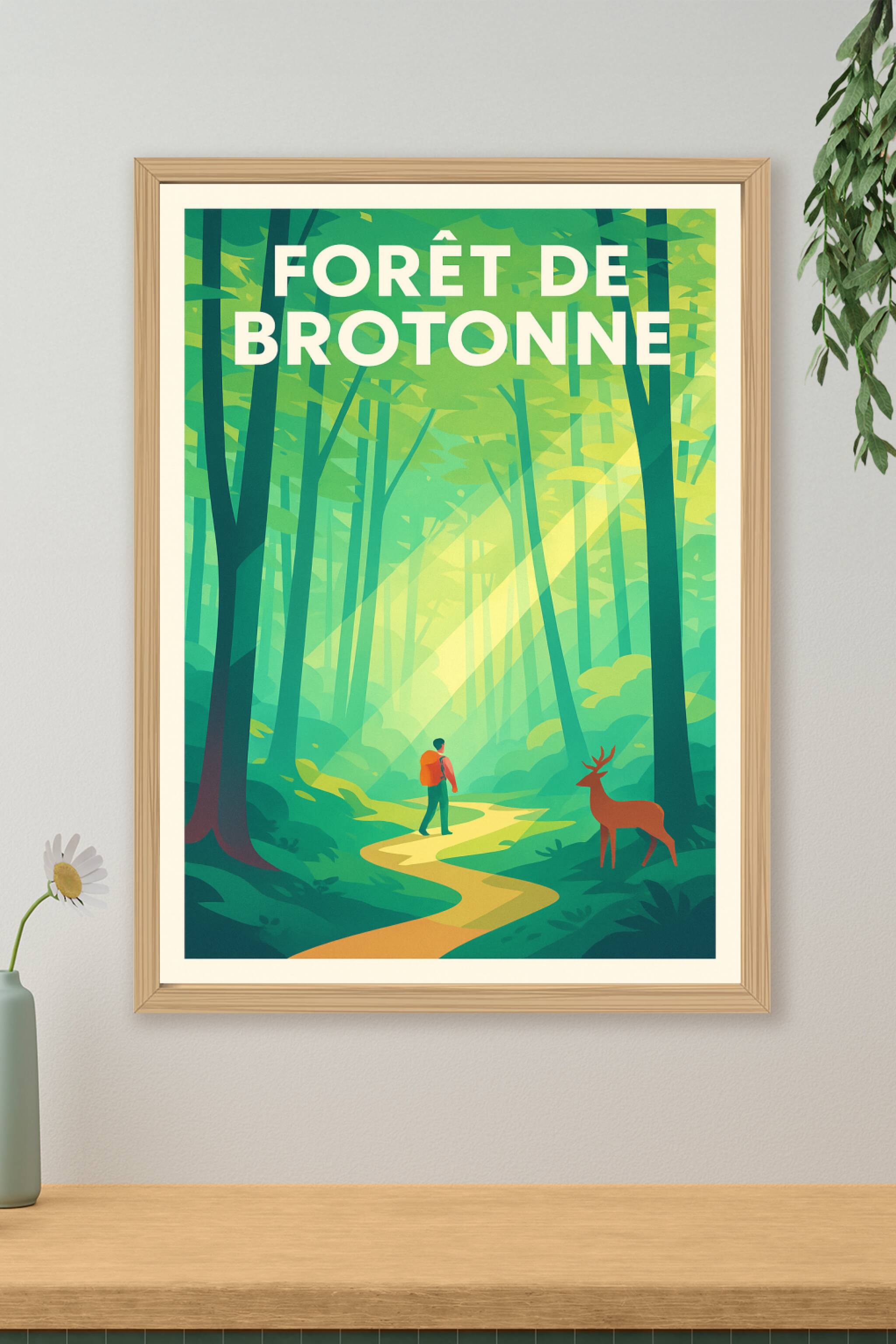 Affiche de Forêt de Brotonne - Une immersion poétique au cœur de la nature normande