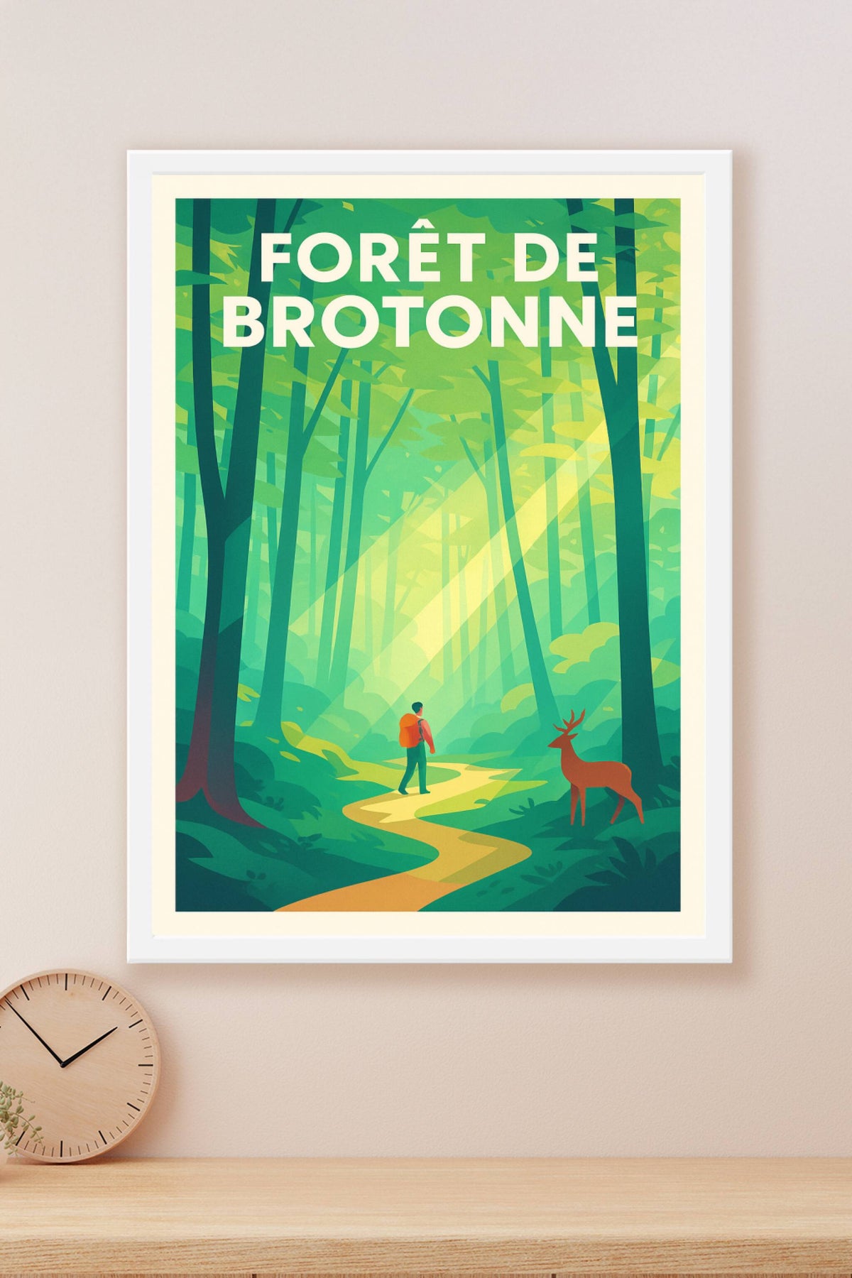 Affiche de Forêt de Brotonne - Une immersion poétique au cœur de la nature normande