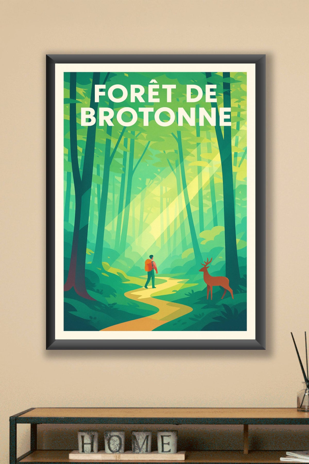 Affiche de Forêt de Brotonne - Une immersion poétique au cœur de la nature normande