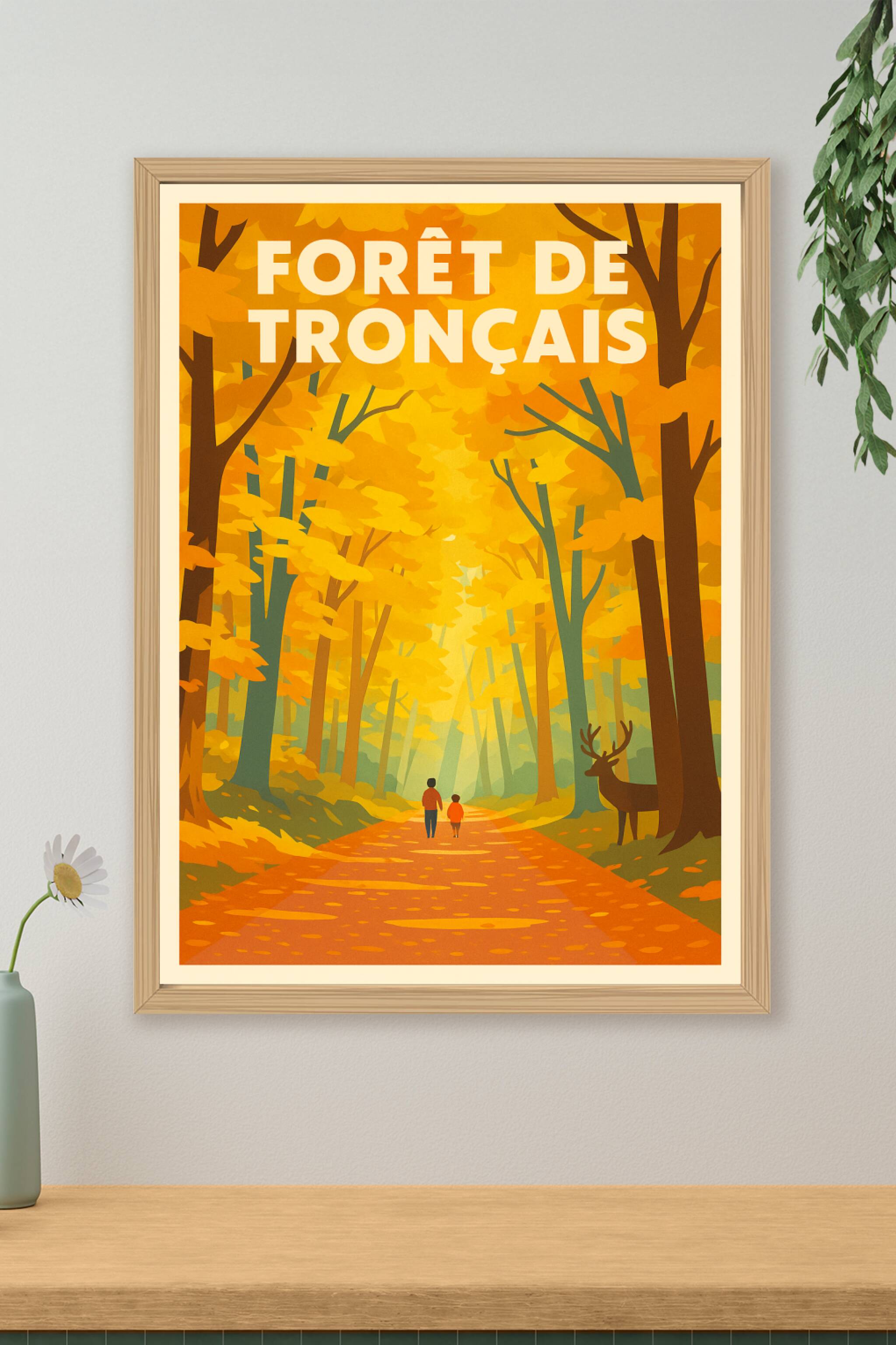 Affiche de Forêt de Tronçais - L'éclat doré de la plus belle chênaie d'Europe