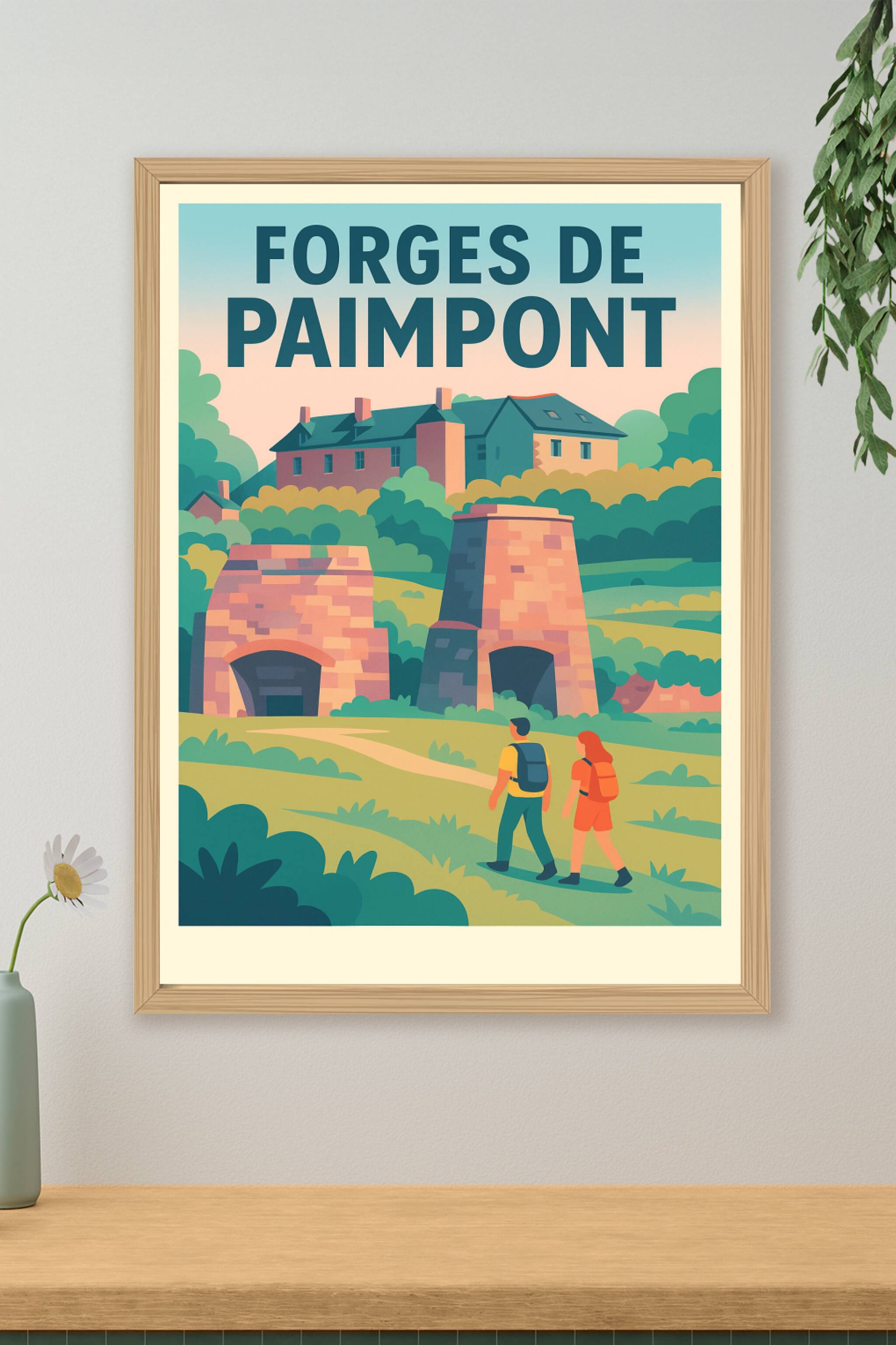 Affiche de Forges de Paimpont - L'héritage historique au cœur de Brocéliande