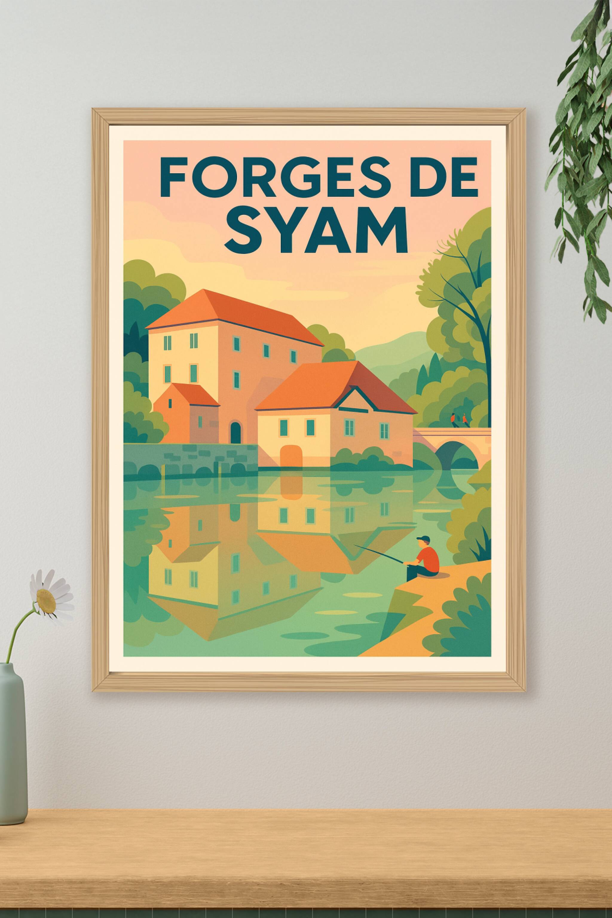 Affiche de Forges de Syam - L'élégance industrielle au cœur du Jura