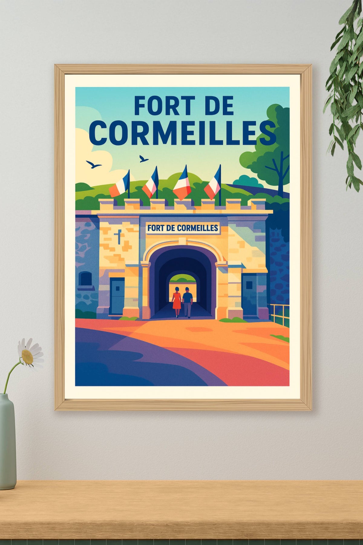 Affiche de Fort de Cormeilles - L'élégance historique du patrimoine francilien