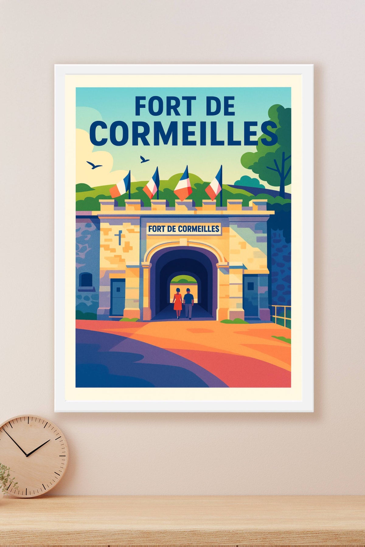 Affiche de Fort de Cormeilles - L'élégance historique du patrimoine francilien