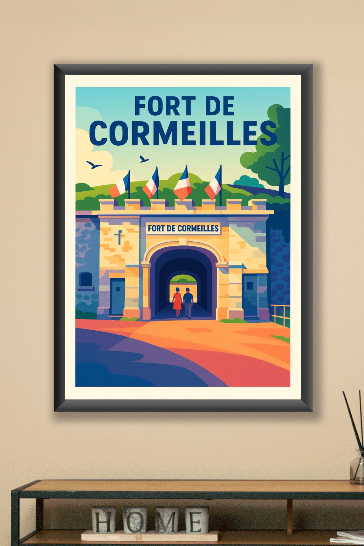 Affiche de Fort de Cormeilles - L'élégance historique du patrimoine francilien