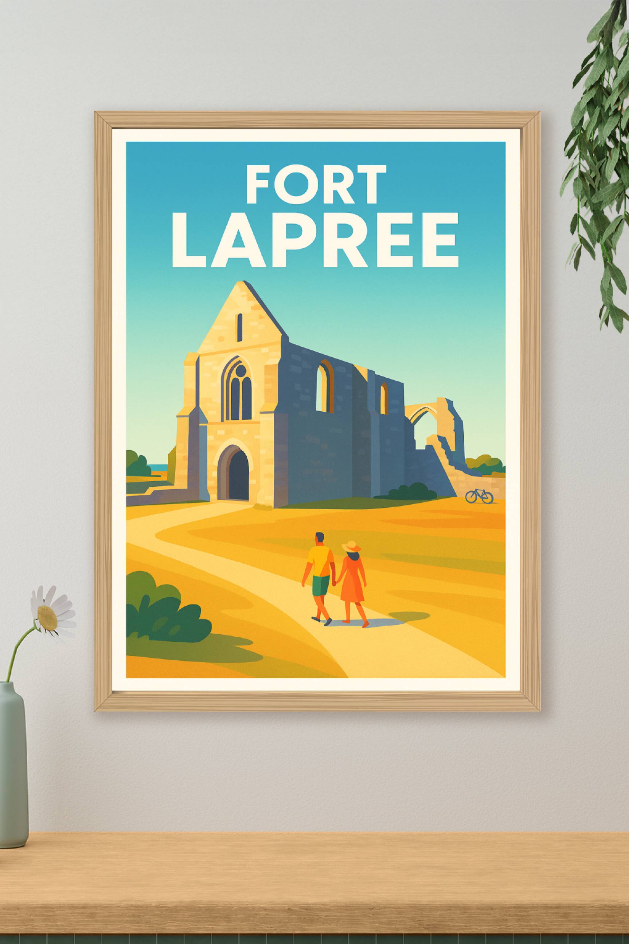 Affiche de Fort Laprée - L'élégance intemporelle du patrimoine rétais