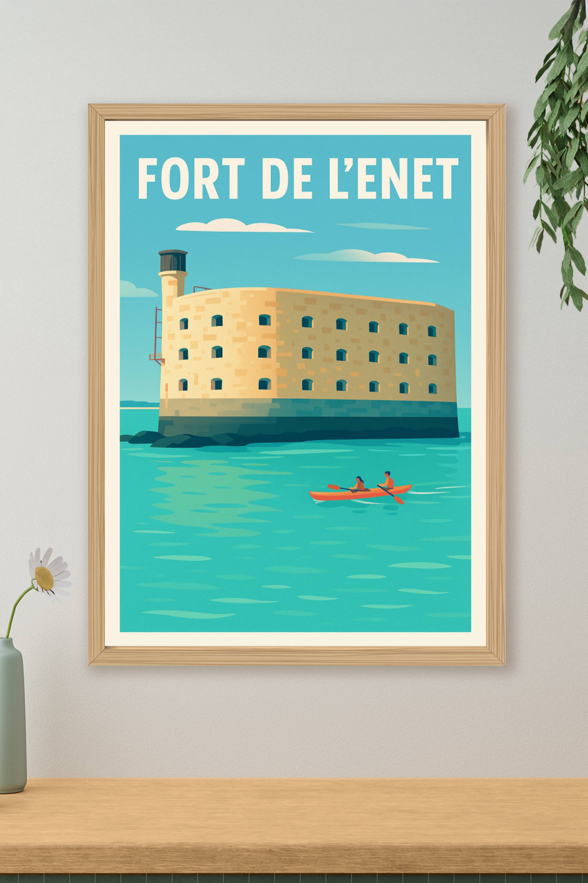Affiche de Fort de l'Enet - L'histoire au cœur des flots