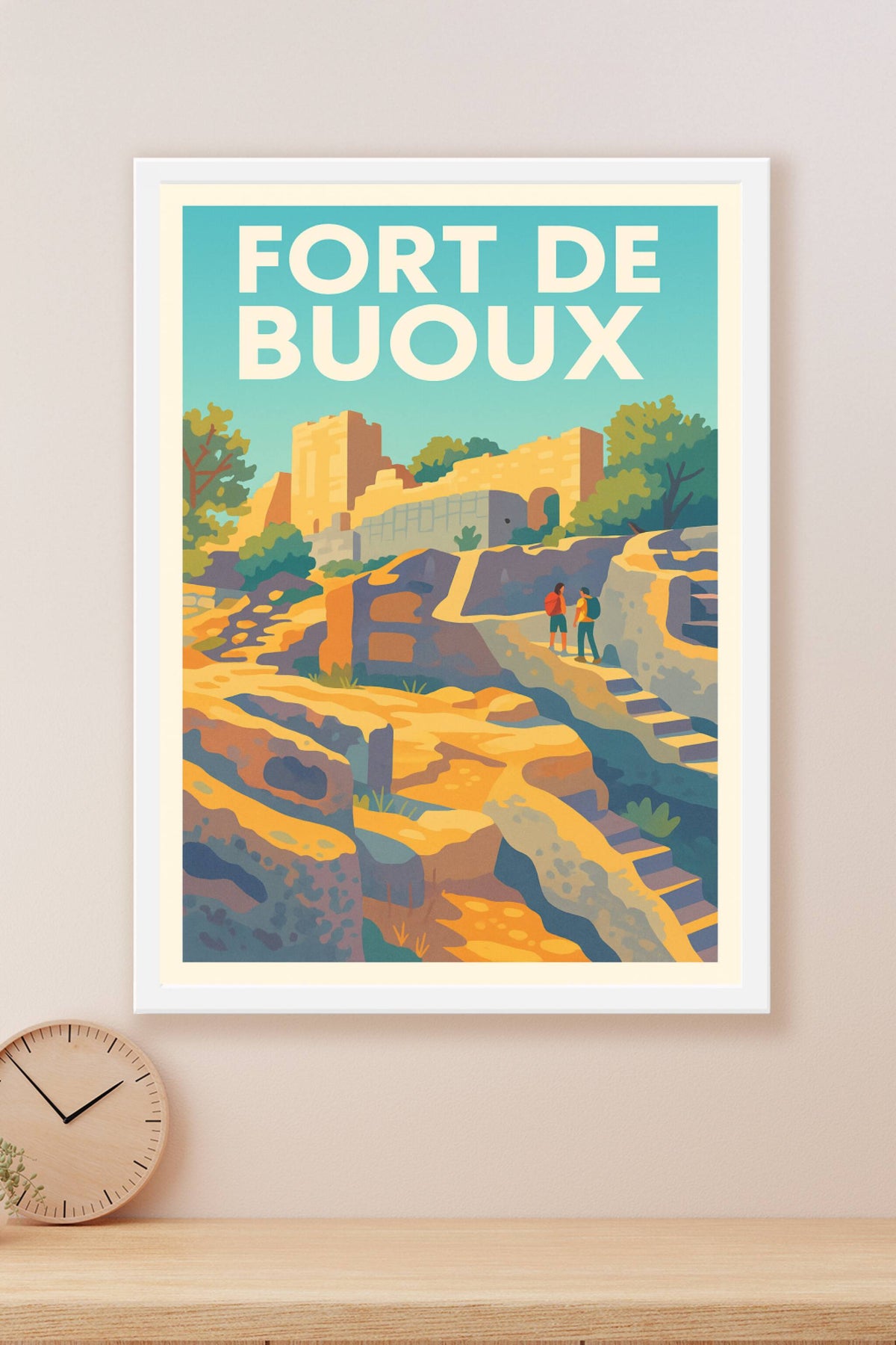 Affiche de Fort de Buoux - L'imposante citadelle du Luberon