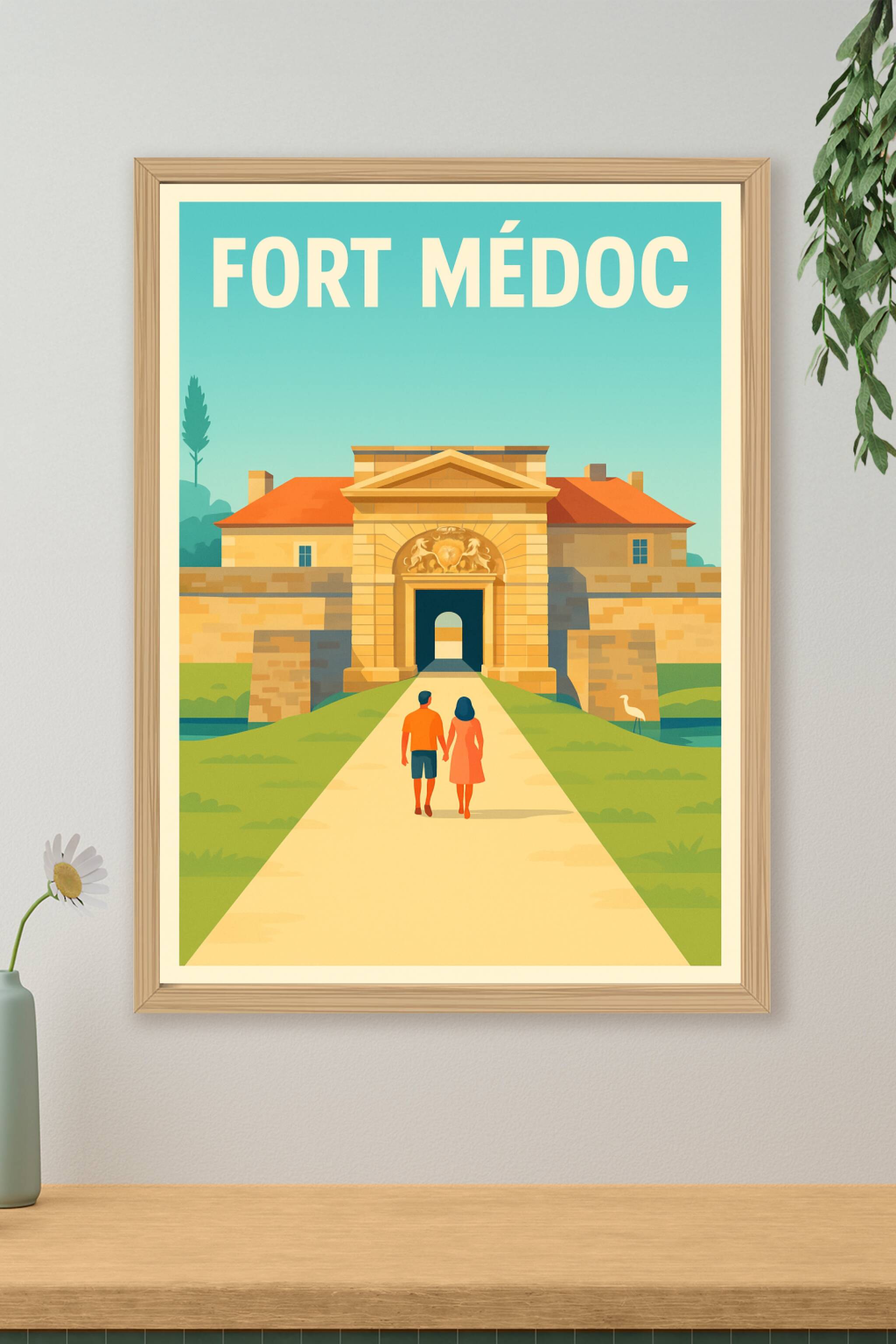 Affiche de Fort Médoc - L'élégance historique du verrou de l'estuaire