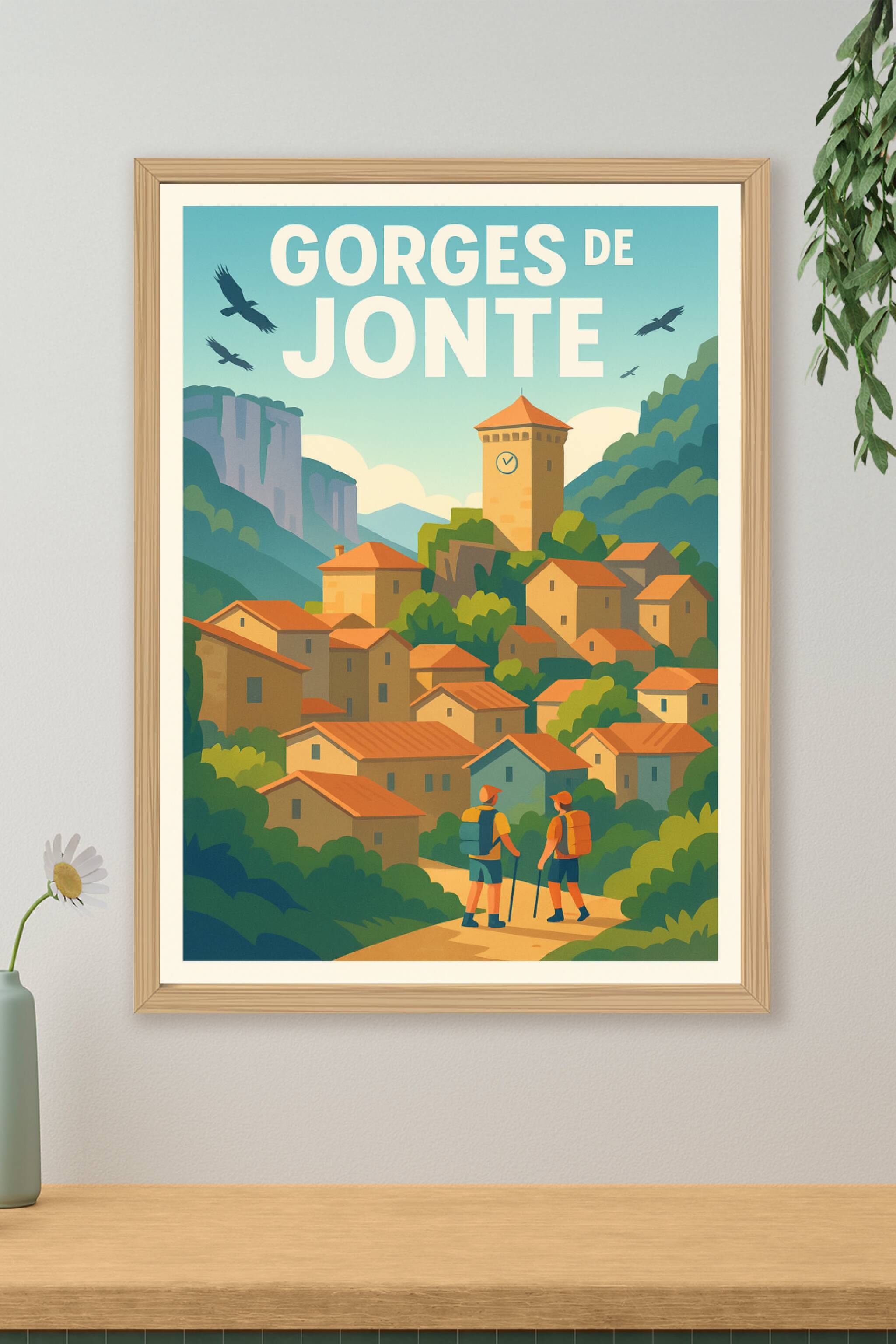 Affiche de Gorges de la Jonte - L'évasion sauvage entre falaises et vautours