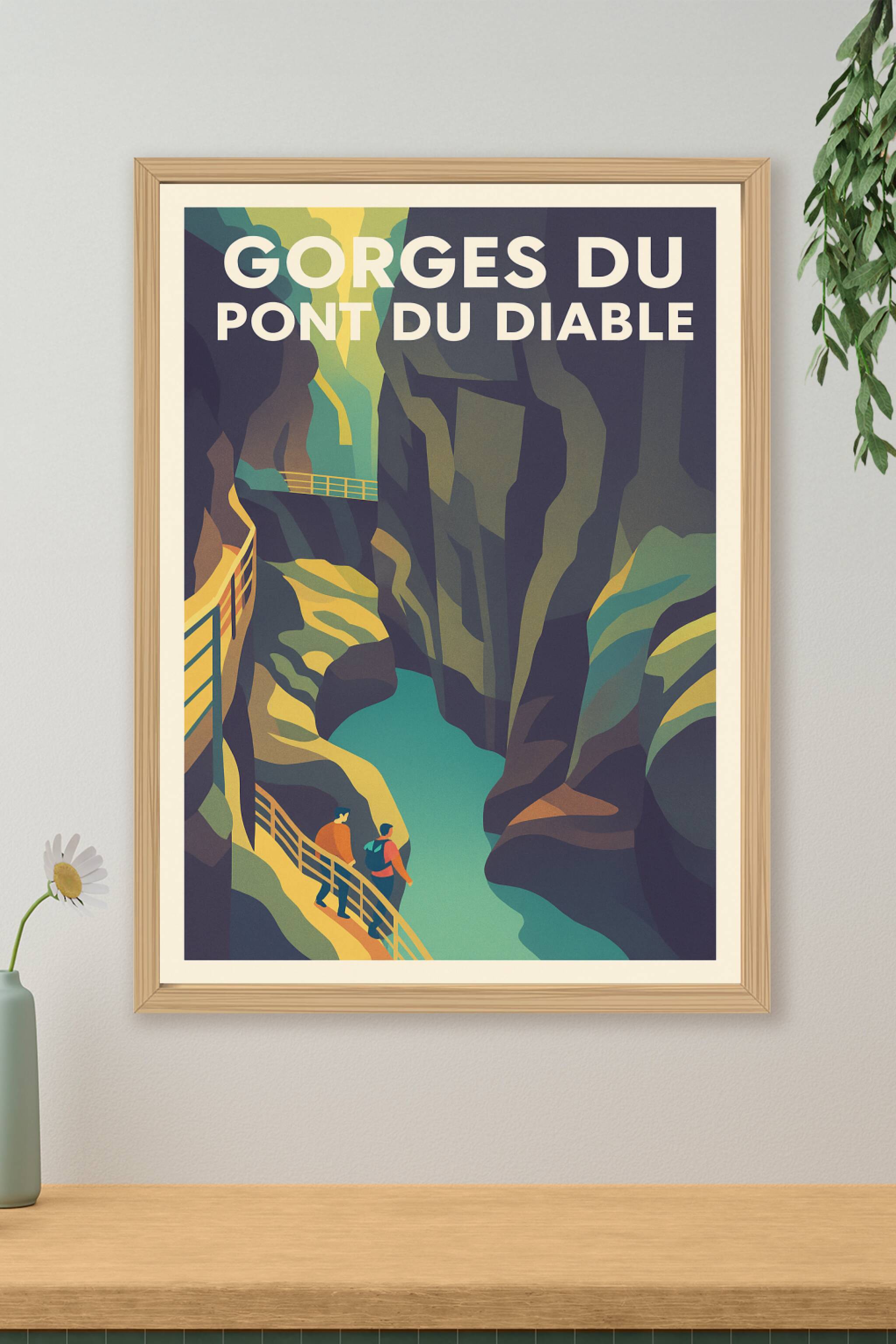 Affiche de Gorges du Pont du Diable - Une immersion spectaculaire en Haute-Savoie