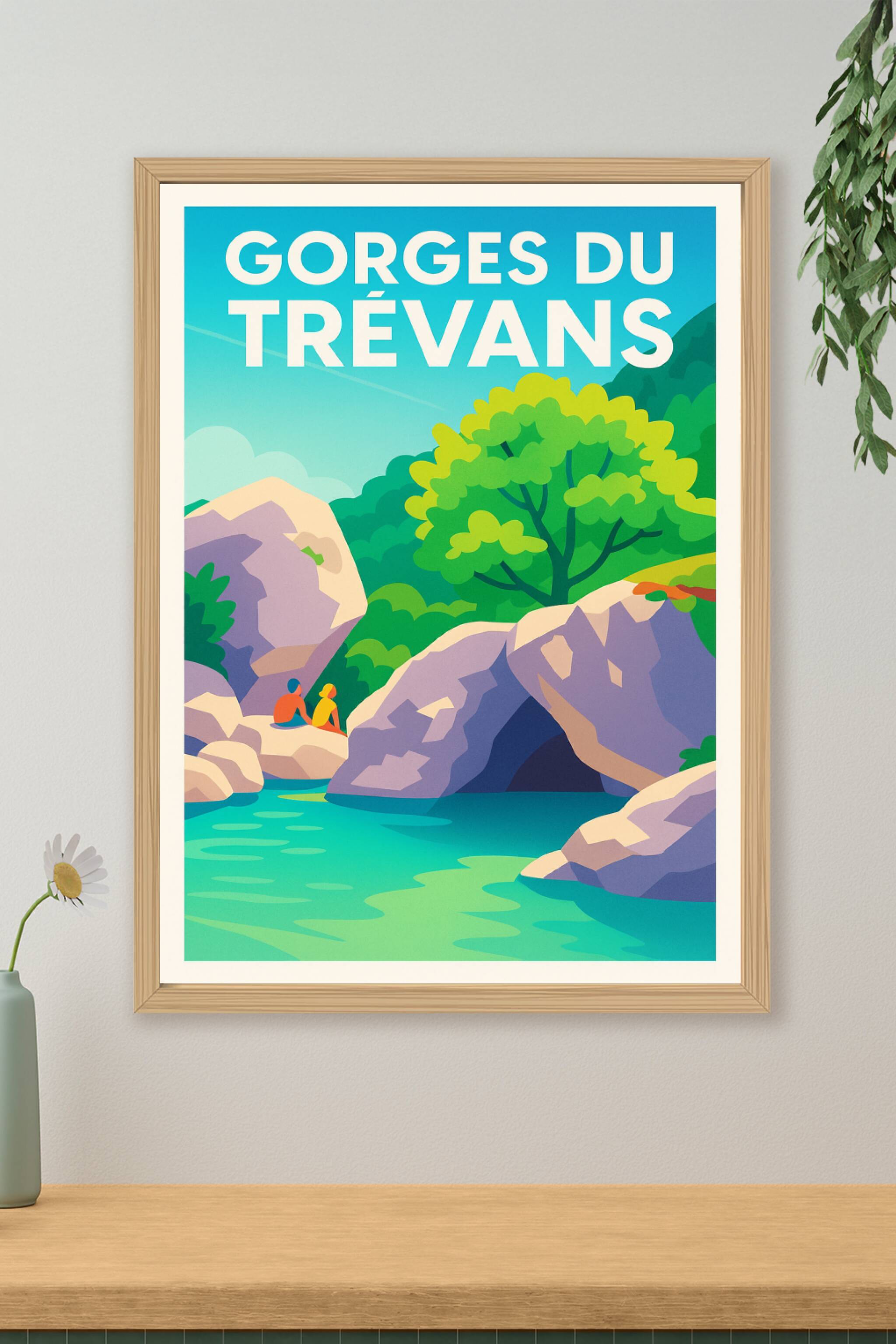 Affiche de Gorges du Trévans - Une escapade sauvage au cœur de la Provence