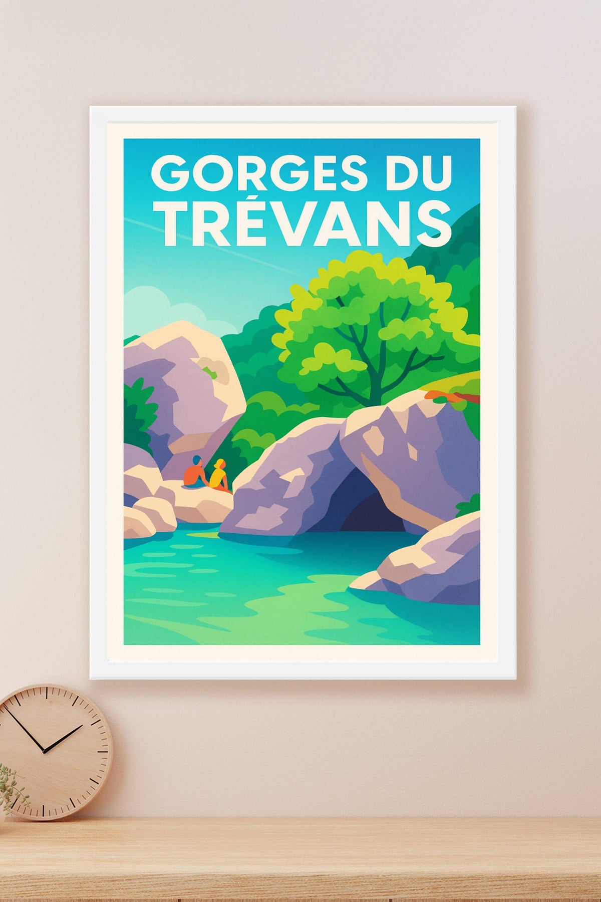 Affiche de Gorges du Trévans - Une escapade sauvage au cœur de la Provence