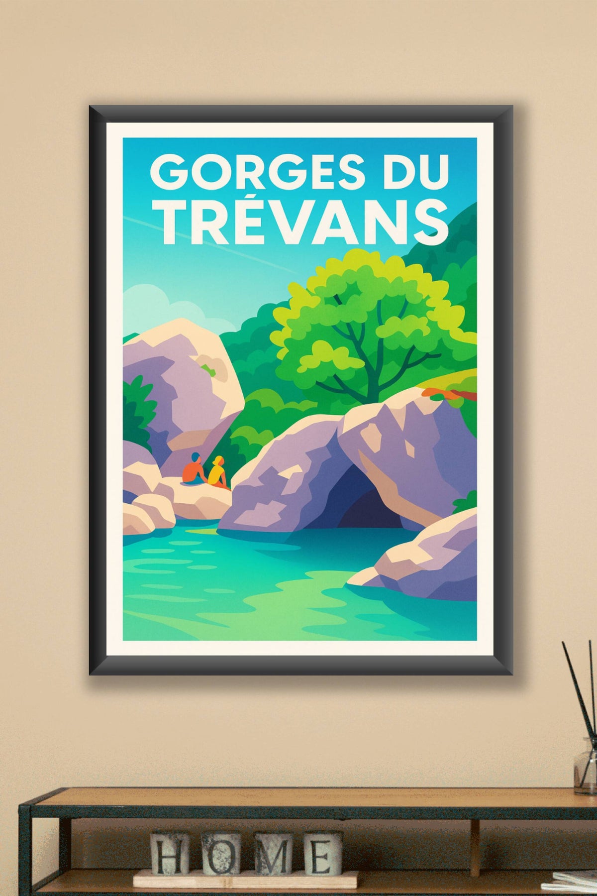 Affiche de Gorges du Trévans - Une escapade sauvage au cœur de la Provence