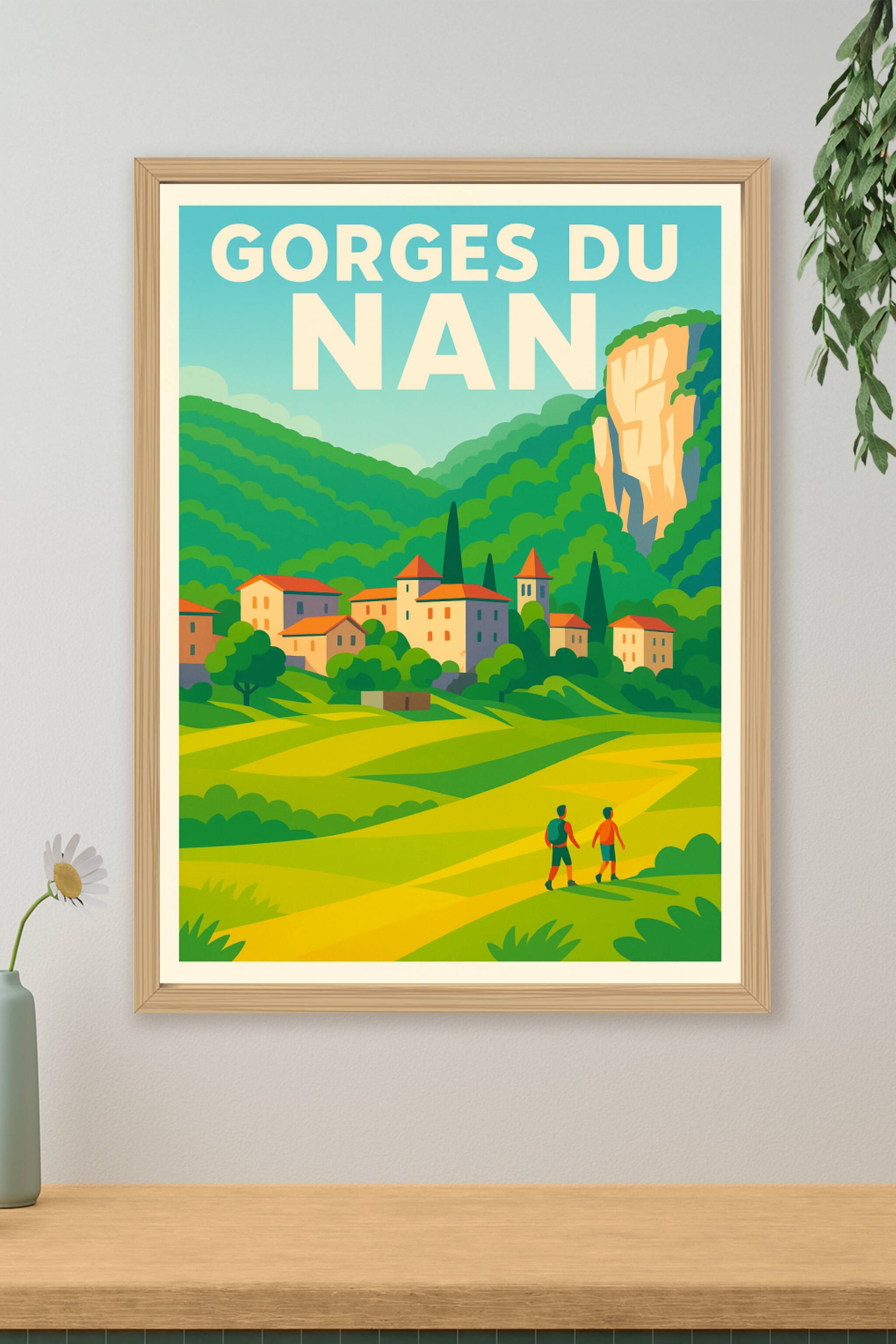 Affiche de Gorges du Nan - Une escapade verticale au cœur du Vercors