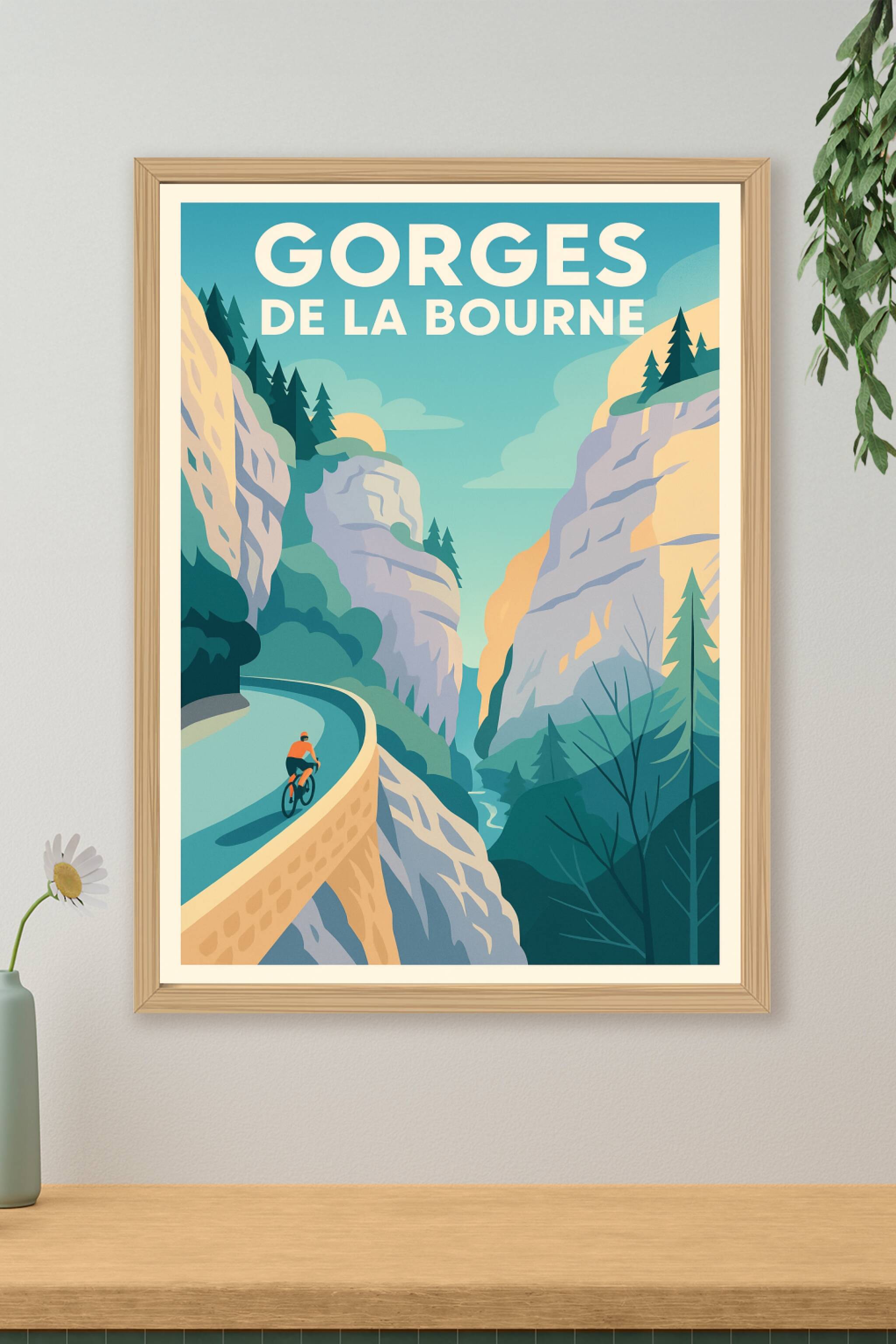 Affiche de Gorges de la Bourne - Une échappée vertigineuse au cœur du Vercors