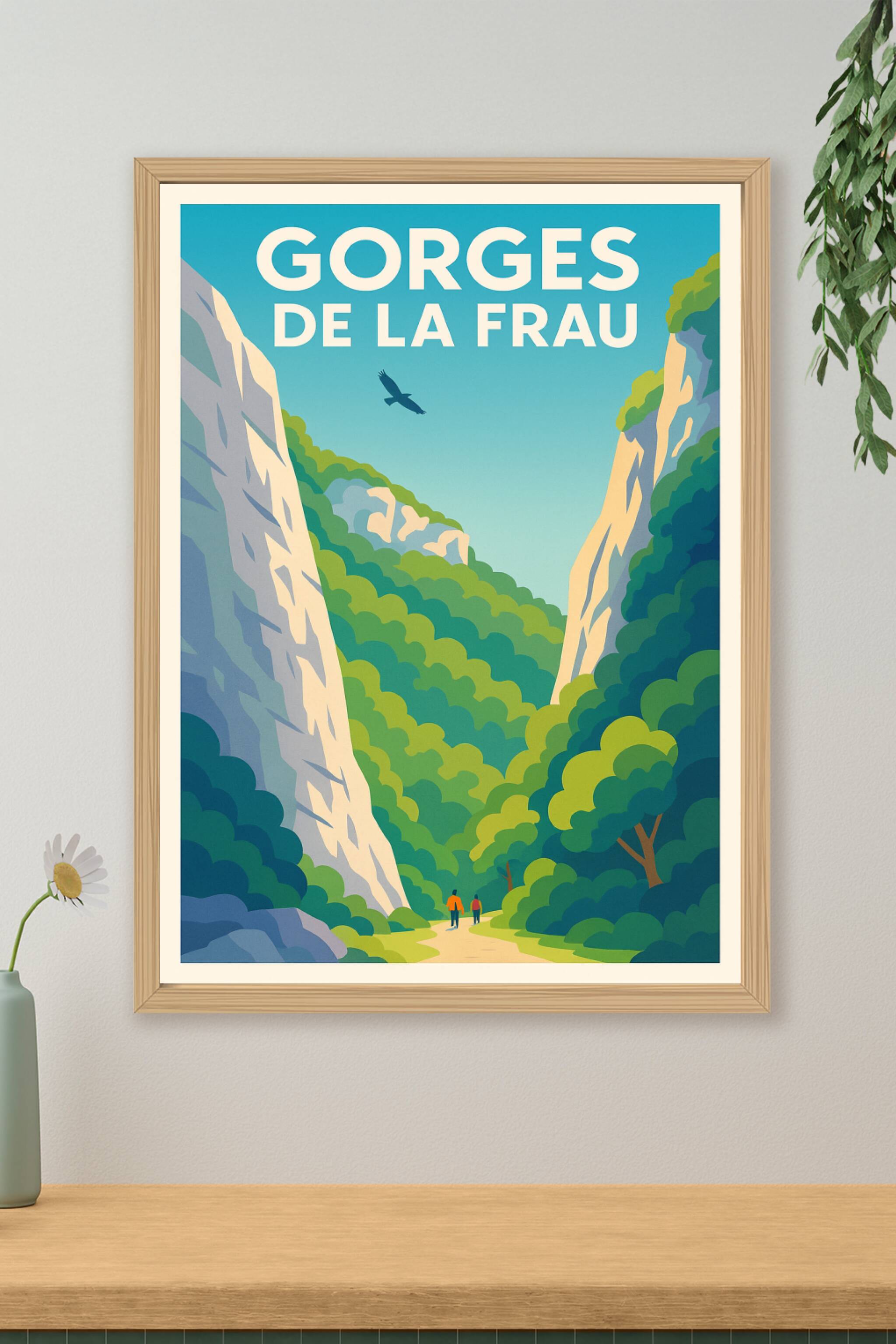 Affiche de Gorges de la Frau - Majestueuse Nature Pyrénéenne