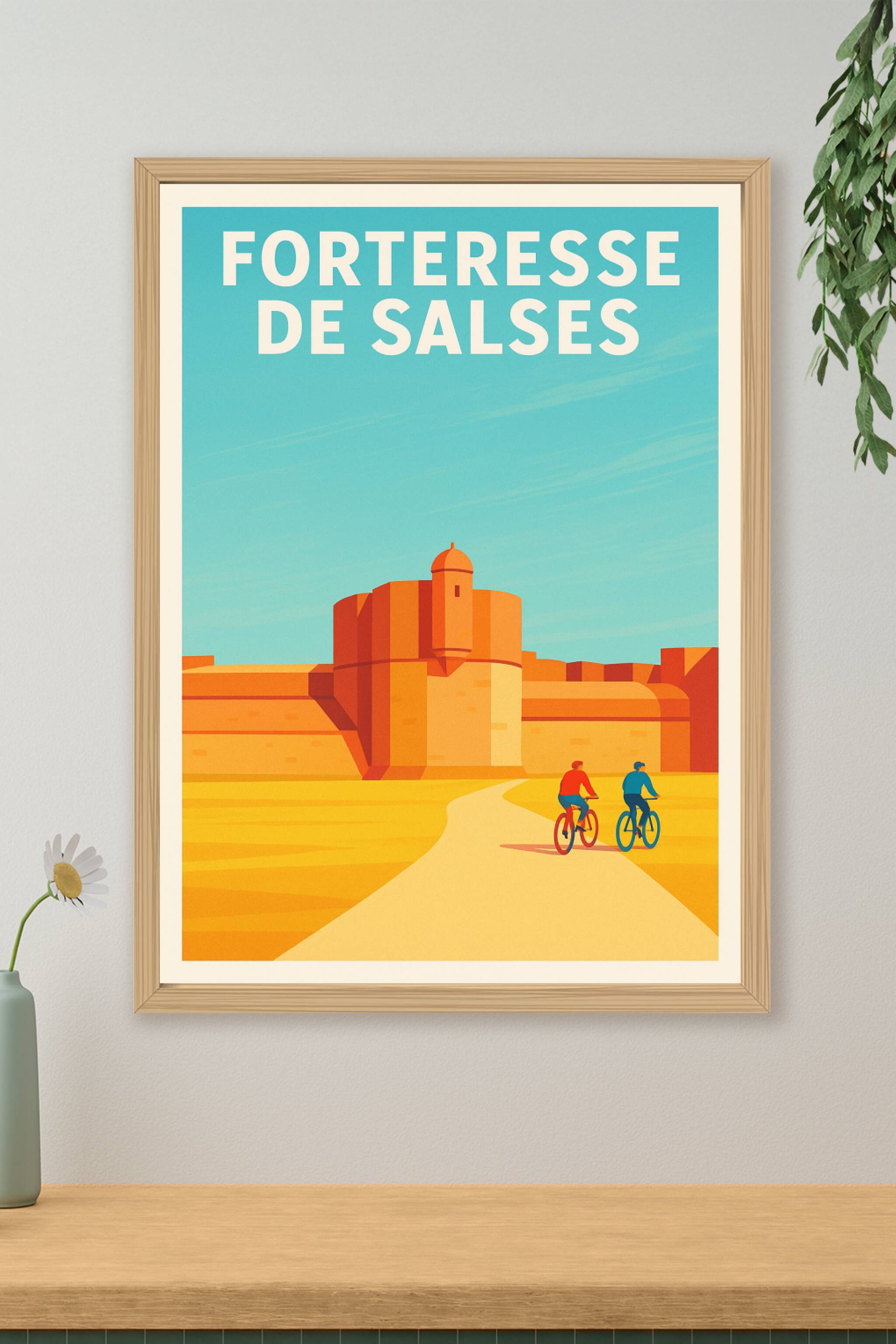 Affiche de Forteresse de Salses - Un joyau historique sous le soleil Catalan