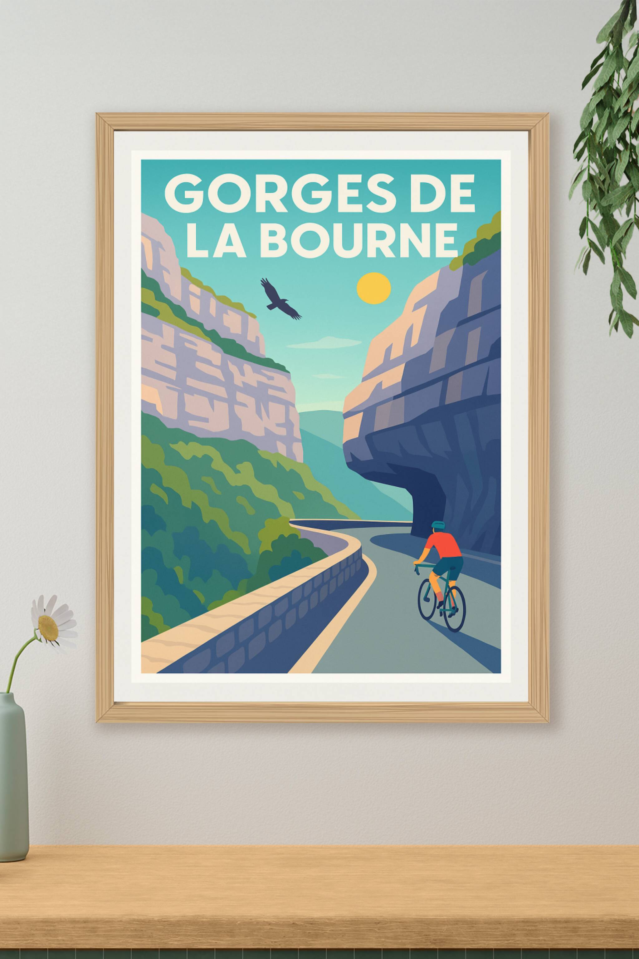 Affiche de Gorges de la Bourne - Une échappée spectaculaire au cœur du Vercors