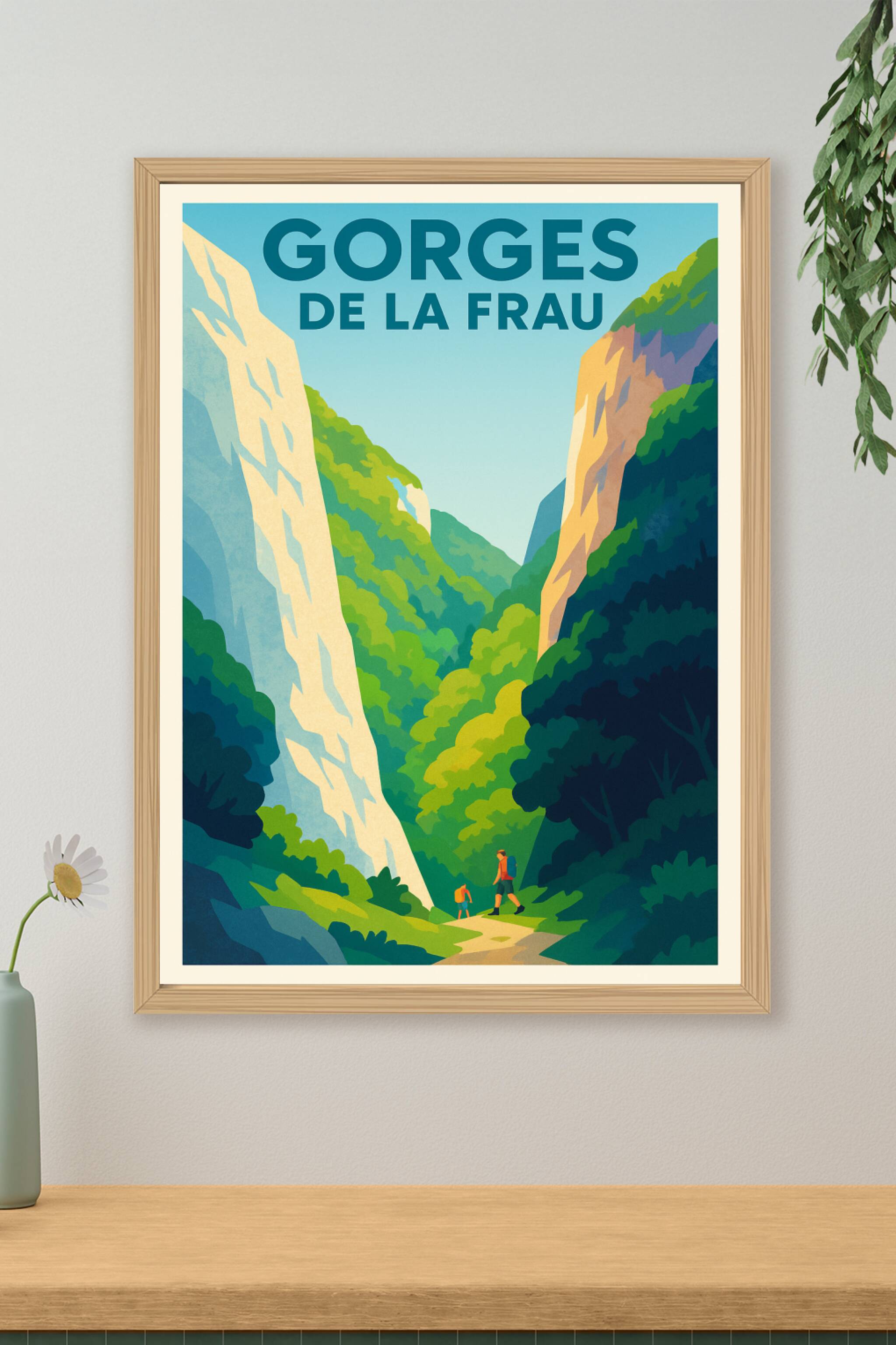 Affiche de Gorges de la Frau - L'éclat majestueux des Pyrénées en poster