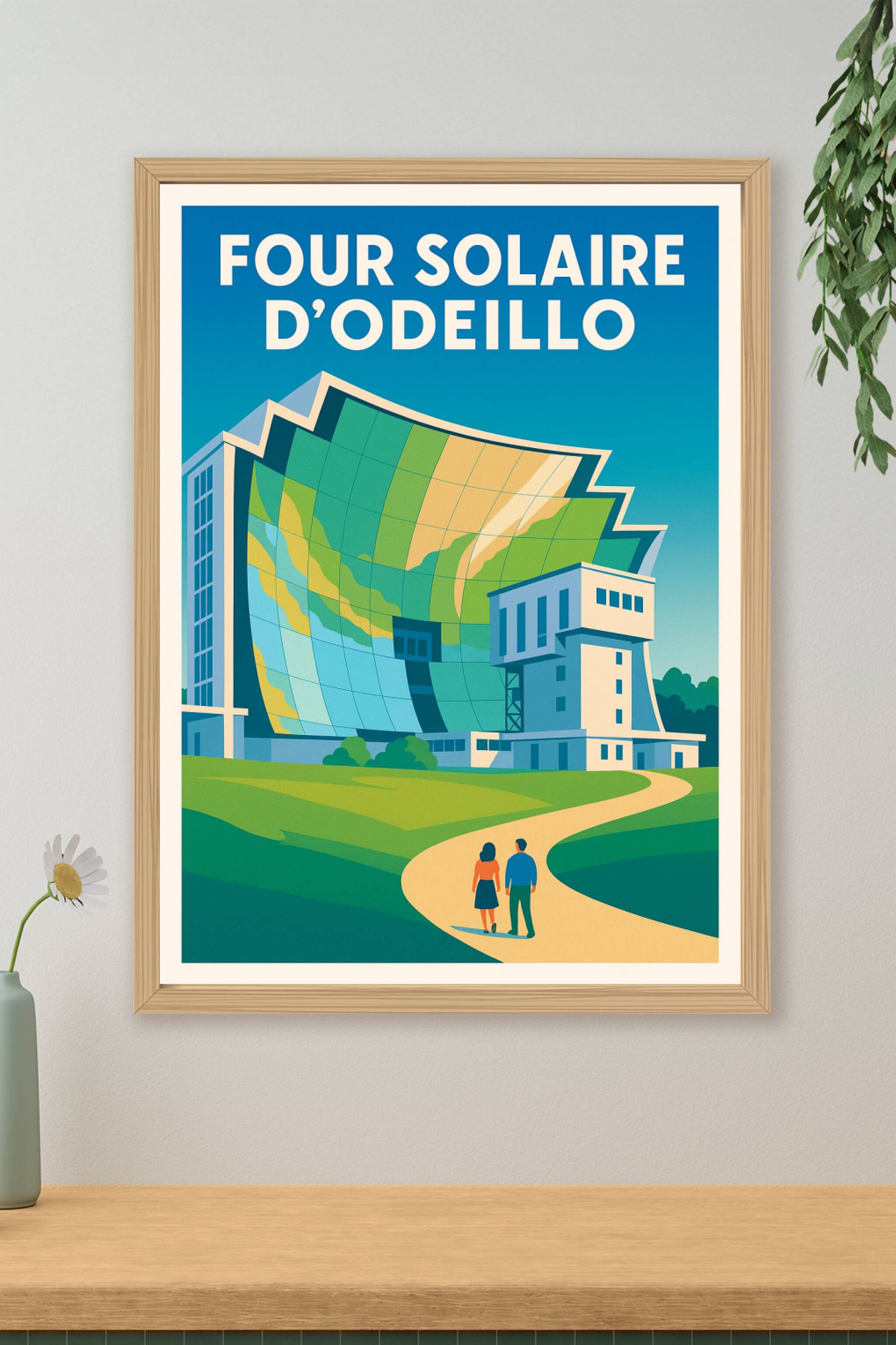 Affiche de Four Solaire d'Odeillo - L'éclat technologique des Pyrénées