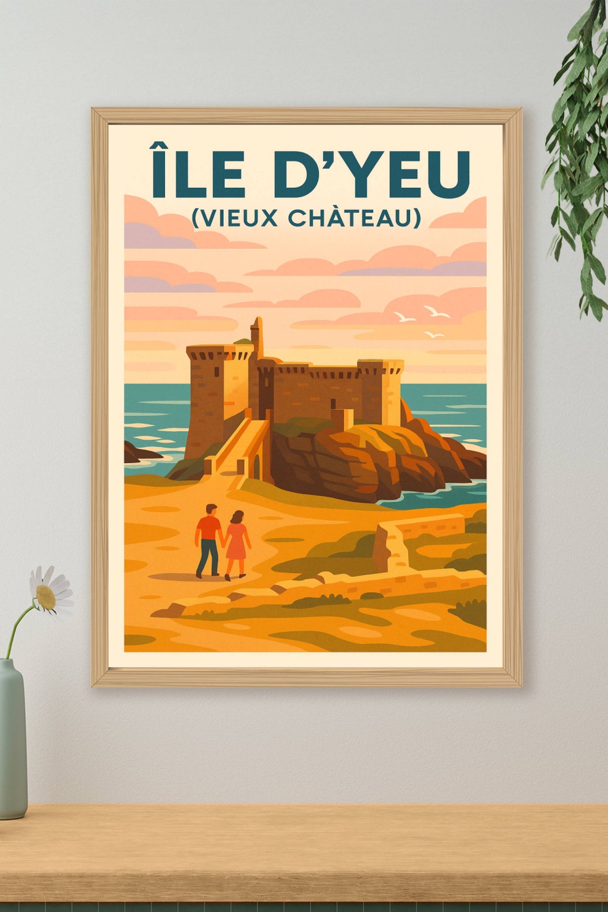 Affiche de Île d'Yeu - L'éclat majestueux du Vieux Château
