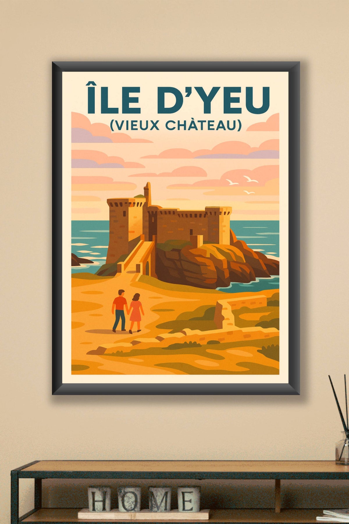 Affiche de Île d'Yeu - L'éclat majestueux du Vieux Château