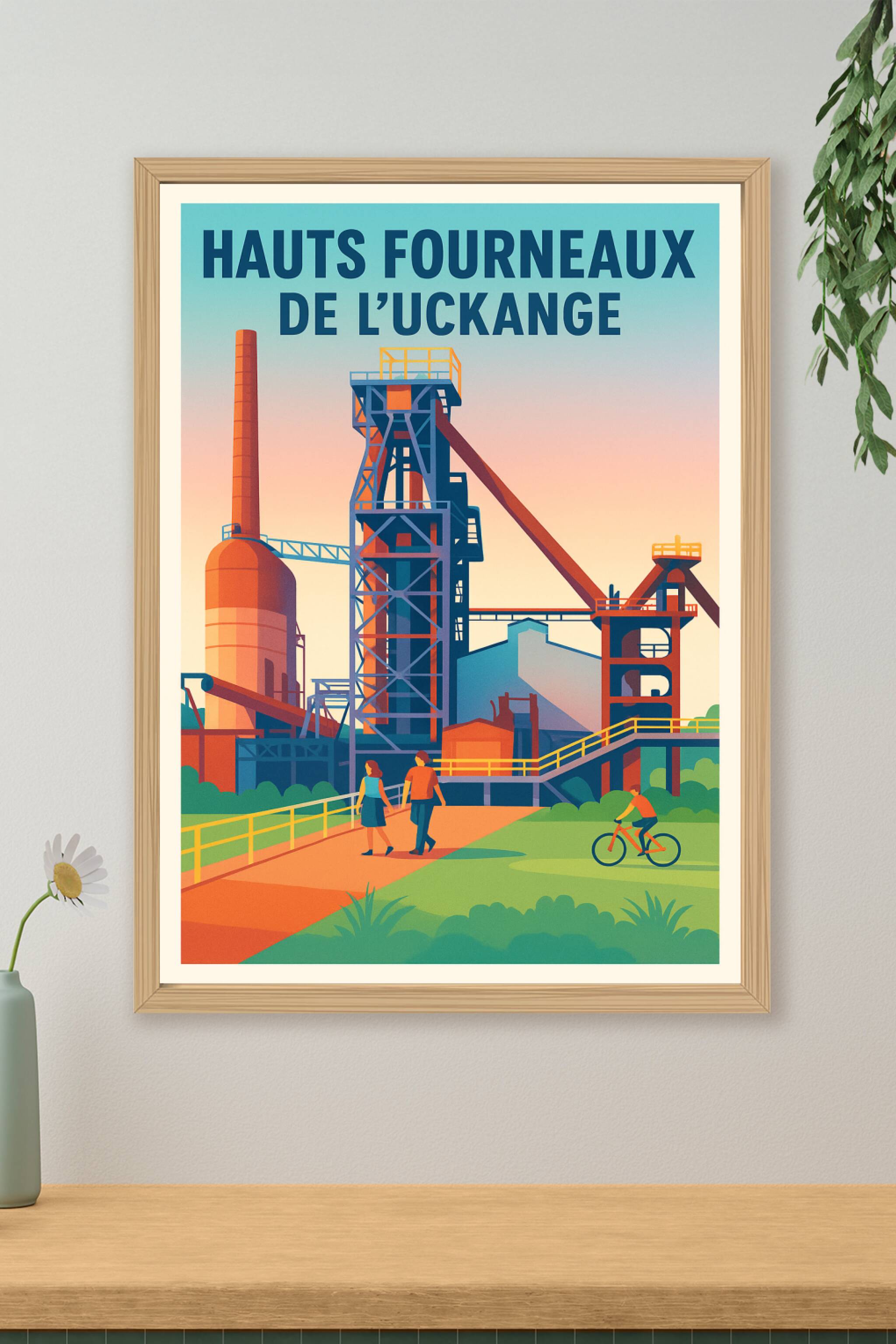 Affiche de Uckange - L'héritage majestueux des Hauts Fourneaux