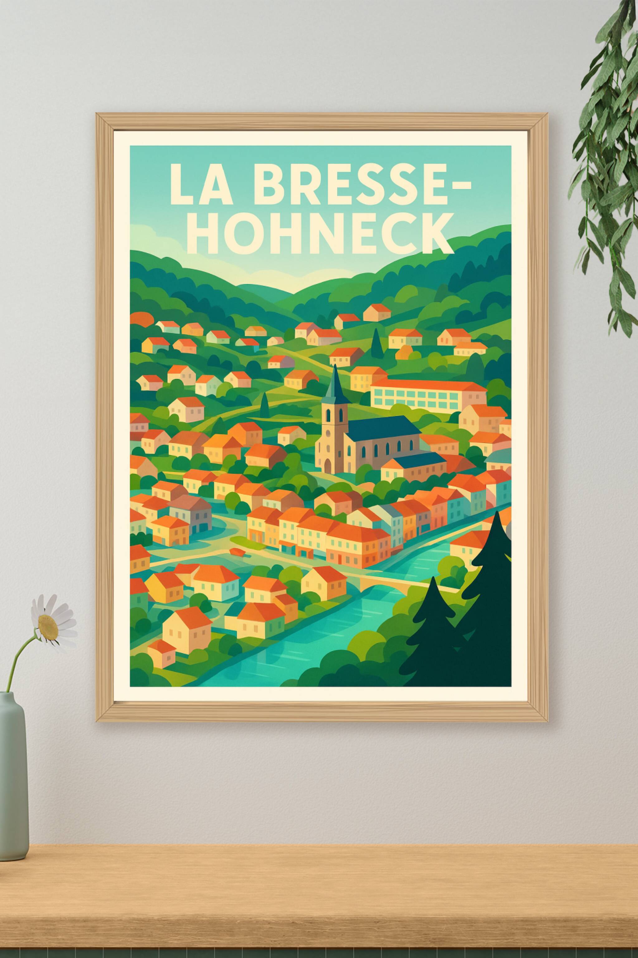 Affiche de La Bresse-Hohneck - L'âme des Vosges en couleurs