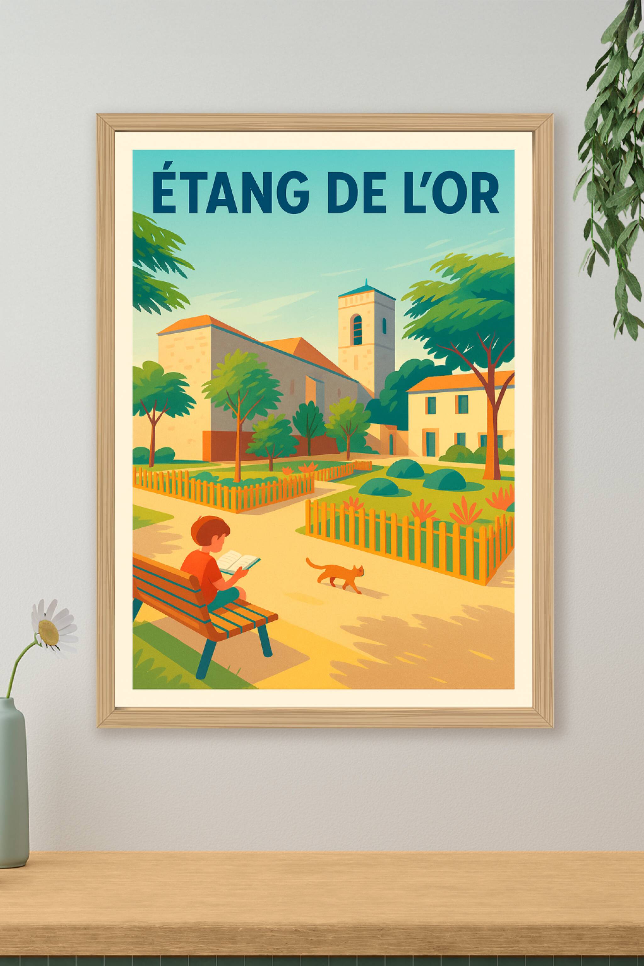 Affiche de Étang de l'Or - Douceur de vivre et sérénité occitane