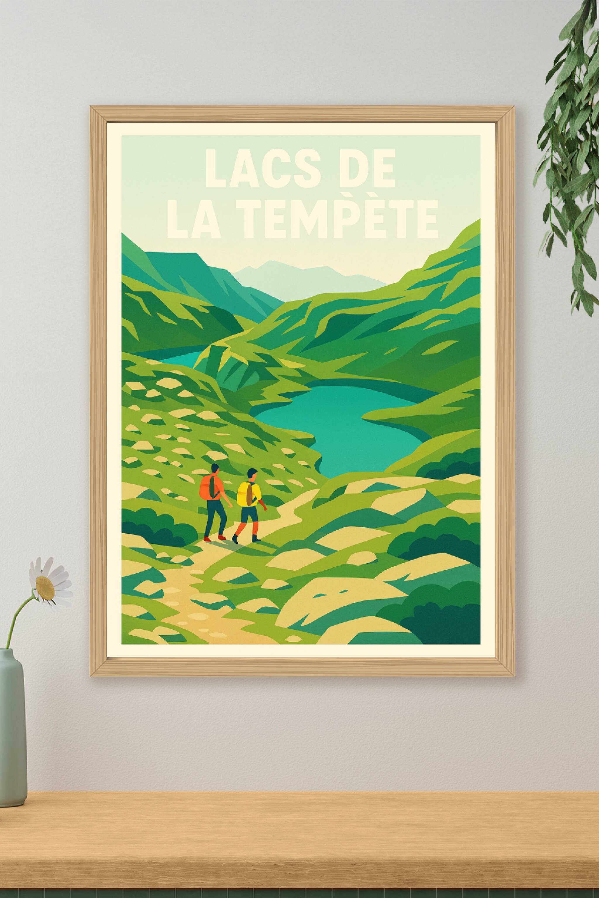 Affiche de Lacs de la Tempête - L'évasion sauvage au cœur des montagnes