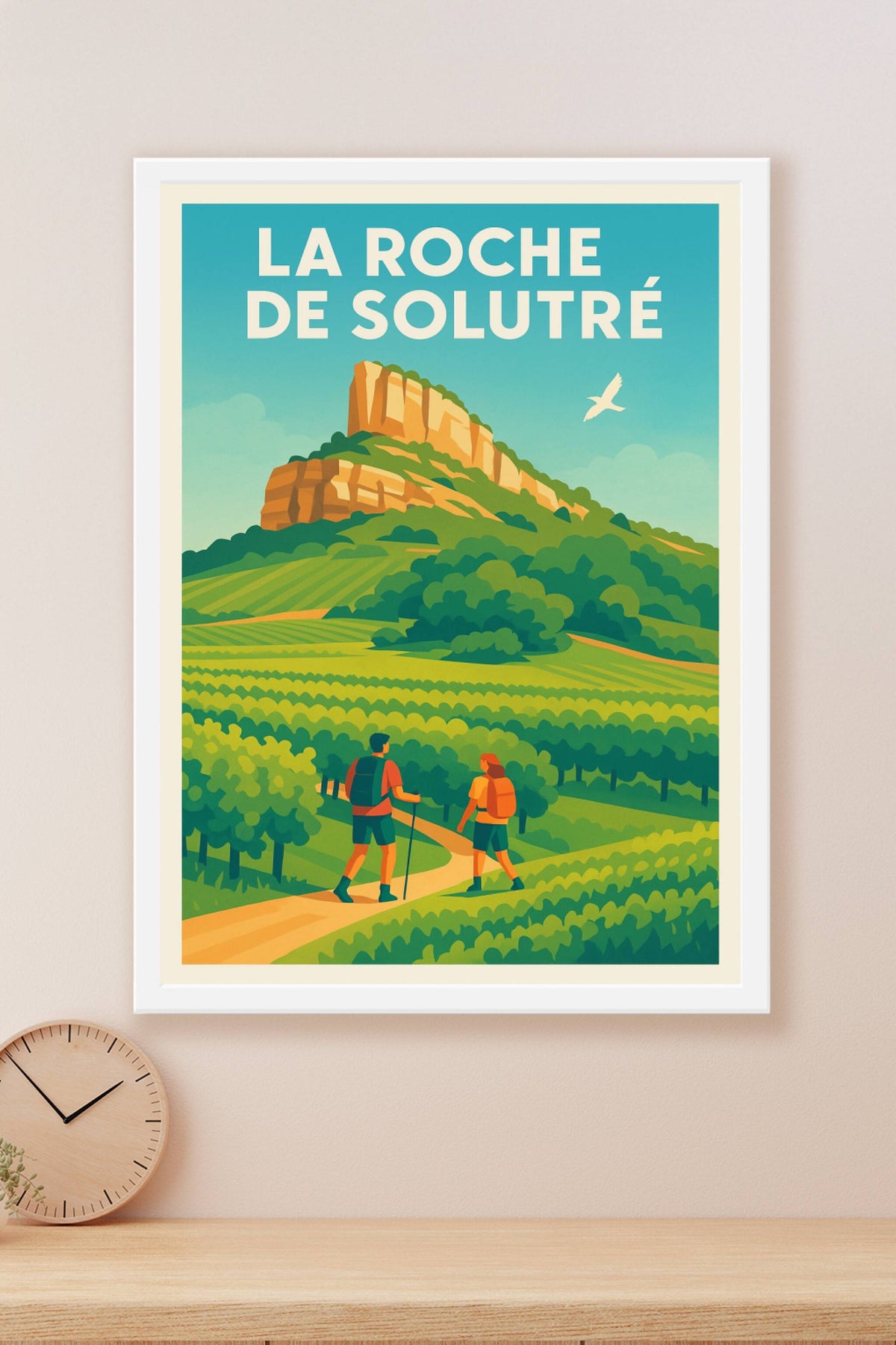 Affiche de La Roche de Solutré - L'élégance sauvage du Mâconnais