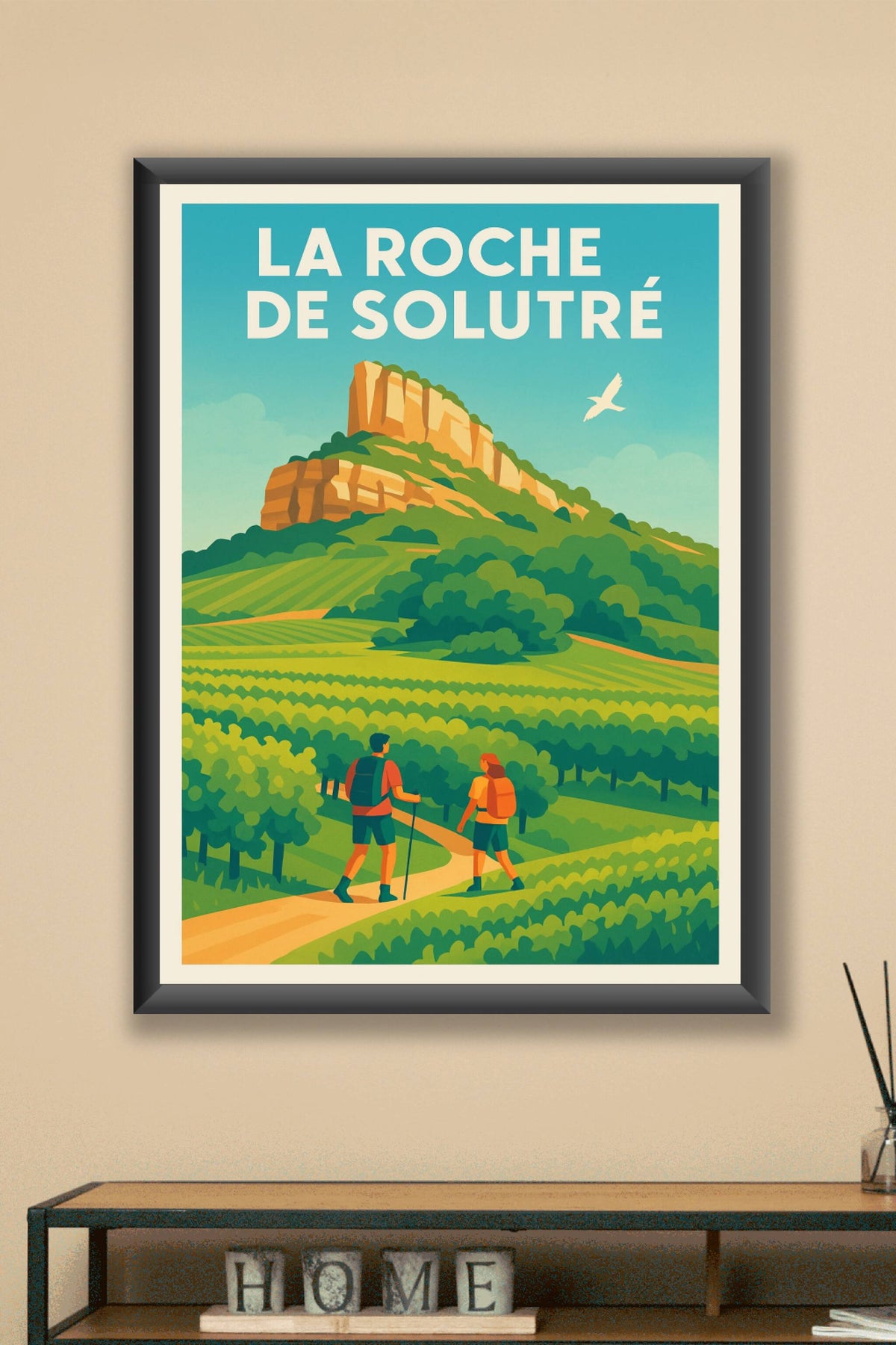 Affiche de La Roche de Solutré - L'élégance sauvage du Mâconnais