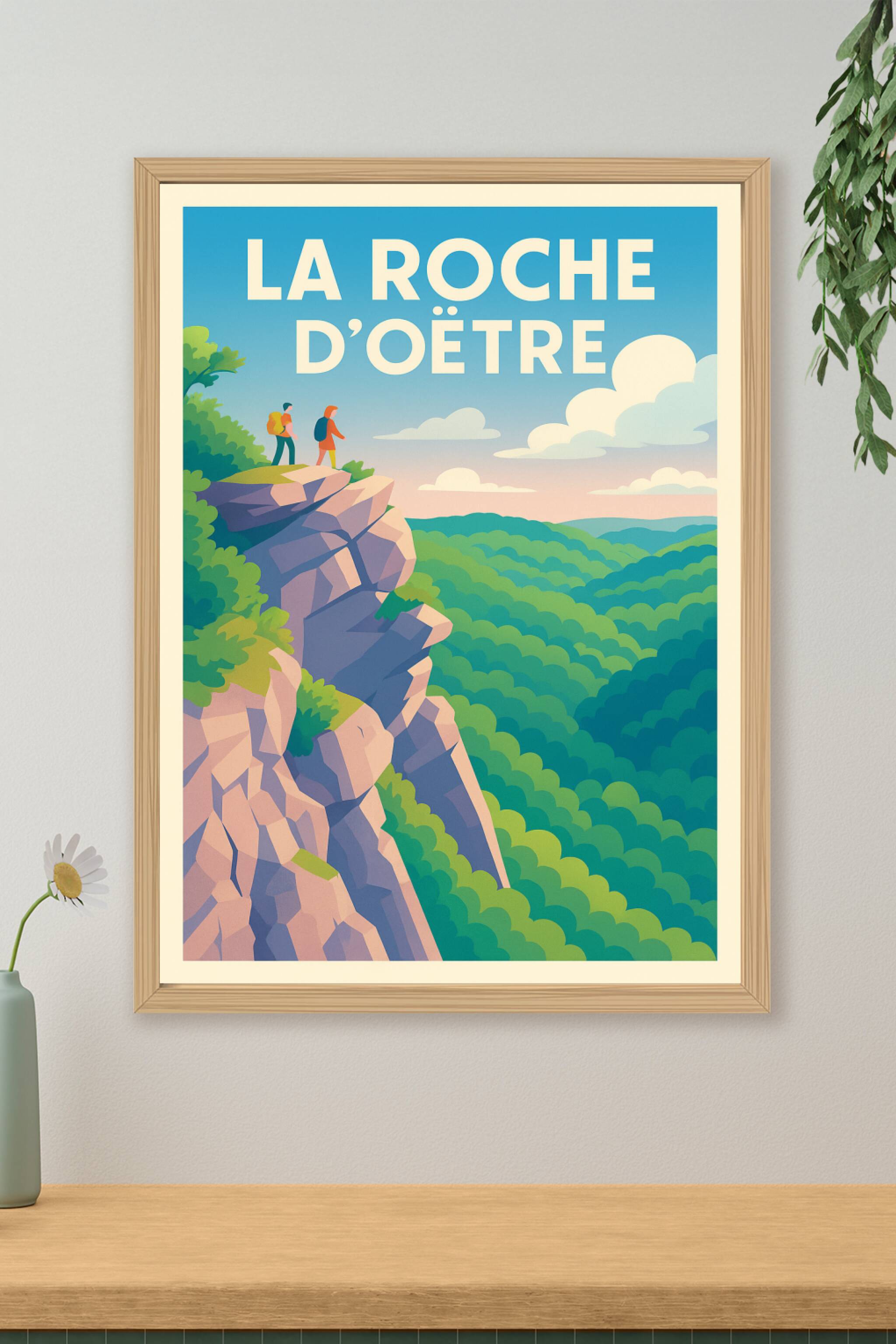 Affiche de La Roche d'Oëtre - Le vertige sauvage de la Suisse Normande