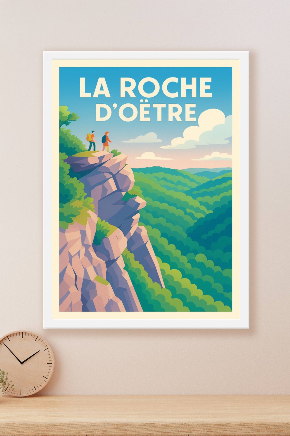 Affiche de La Roche d'Oëtre - Le vertige sauvage de la Suisse Normande
