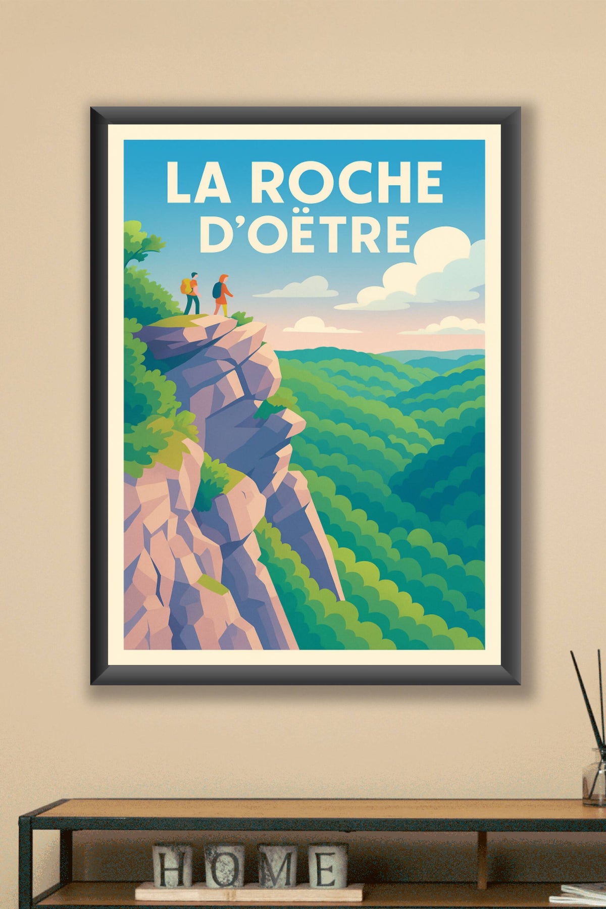 Affiche de La Roche d'Oëtre - Le vertige sauvage de la Suisse Normande
