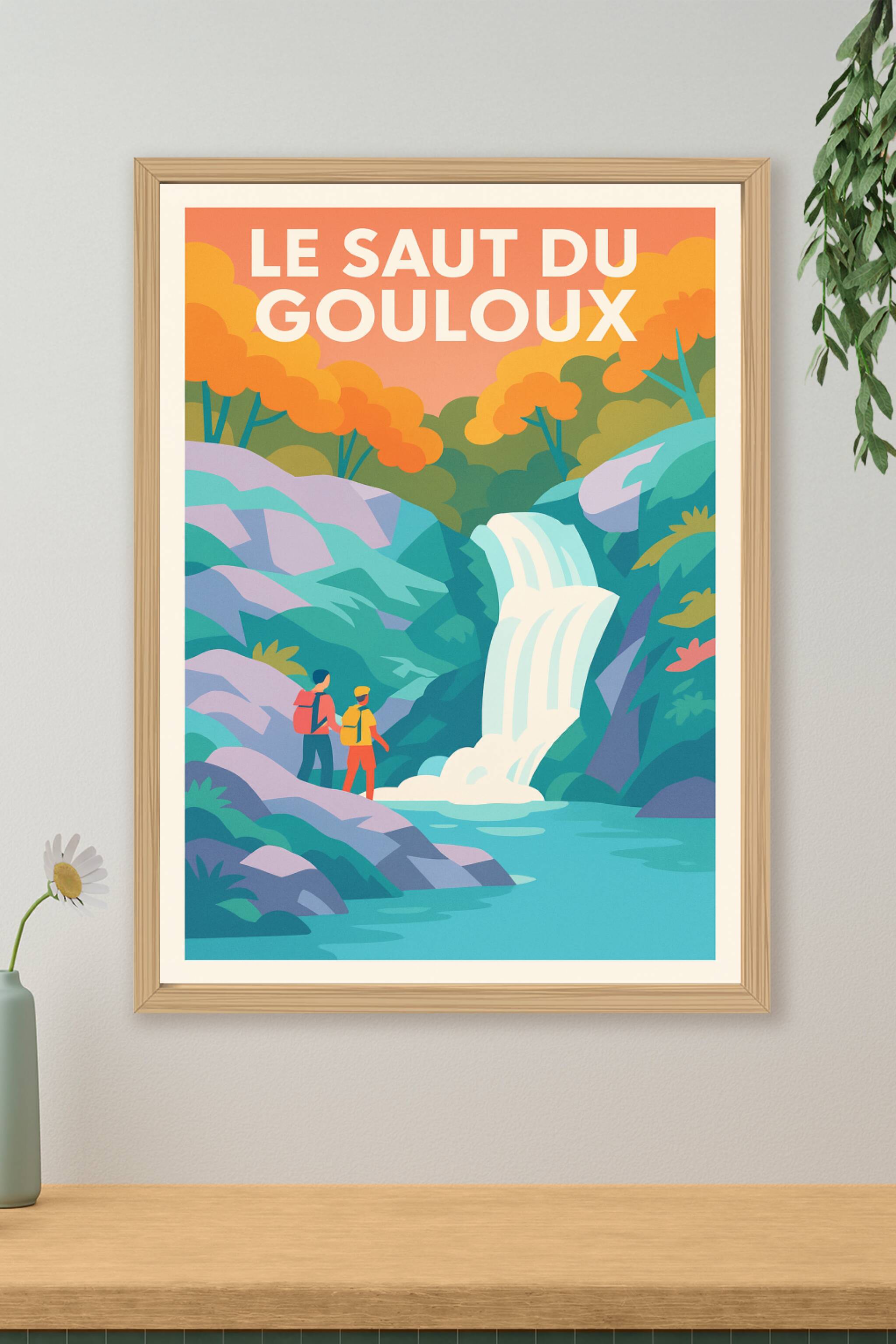 Affiche de Le Saut du Gouloux - L'éclat sauvage du Morvan