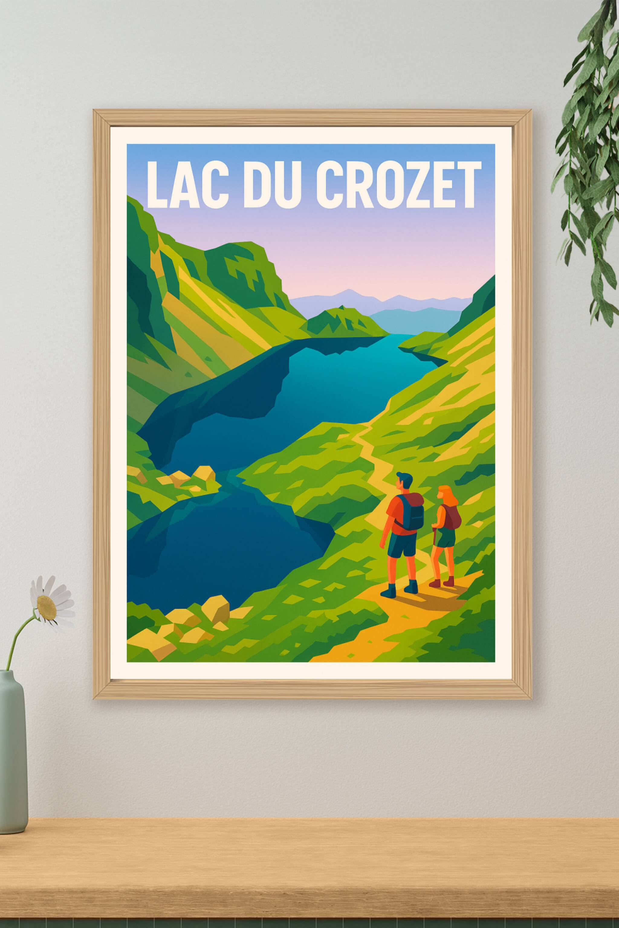 Affiche de Lac du Crozet - L'écrin bleu du massif de Belledonne
