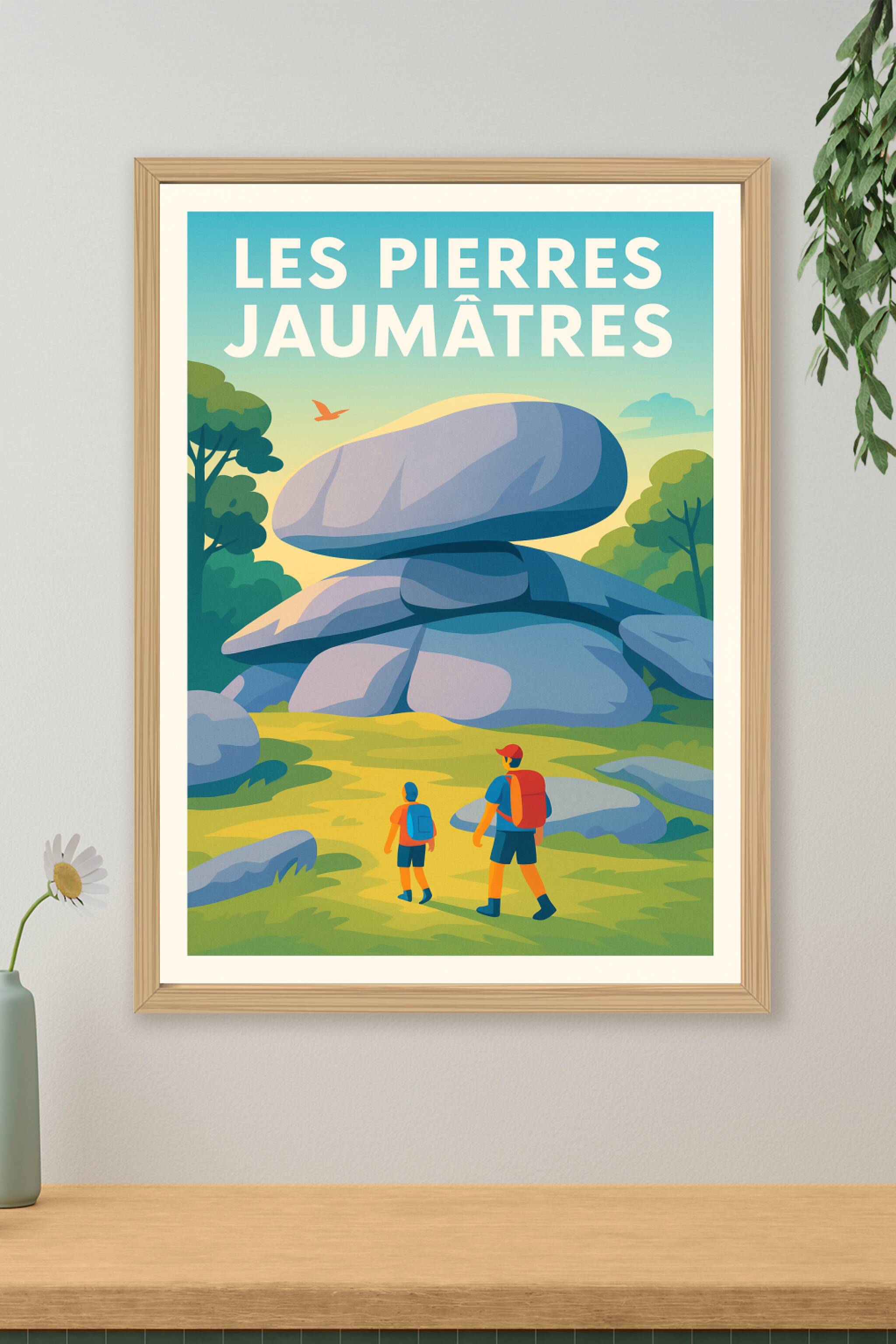 Affiche de Les Pierres Jaumâtres - L'évasion mystique au cœur de la Creuse