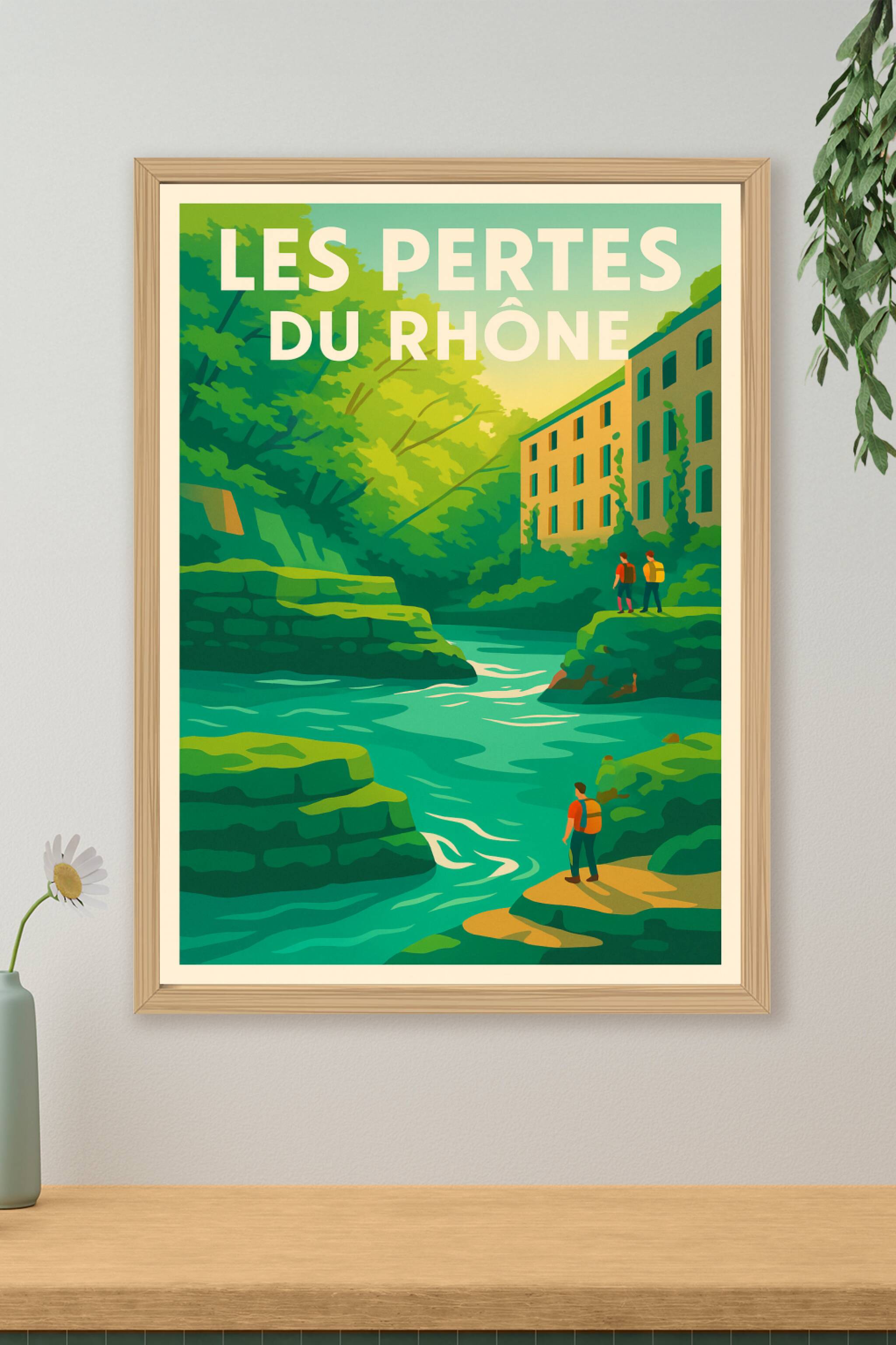 Affiche de Les Pertes du Rhône - L'éclat sauvage de la nature capturé