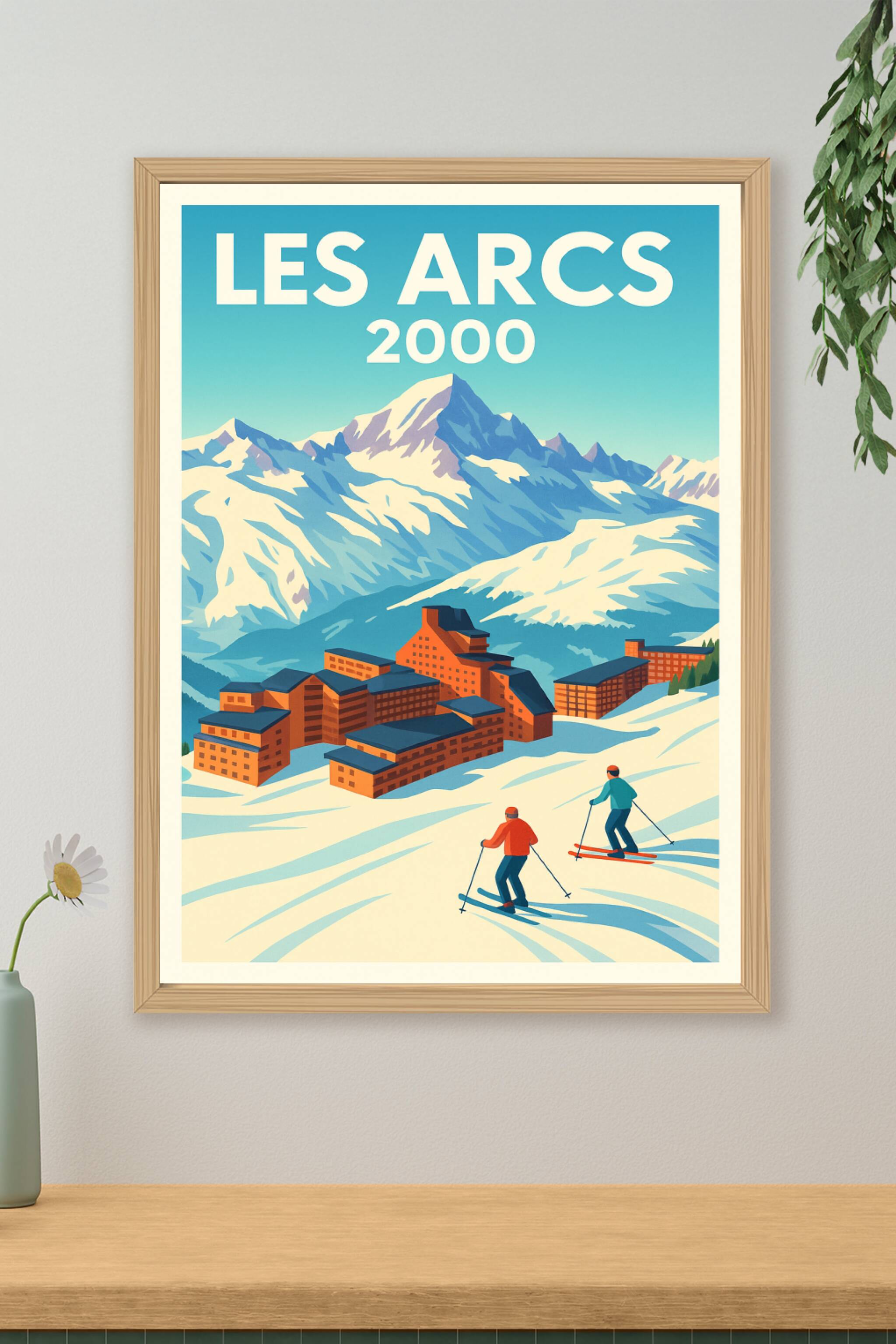 Affiche de Les Arcs 2000 - L'esprit vintage au sommet des Alpes