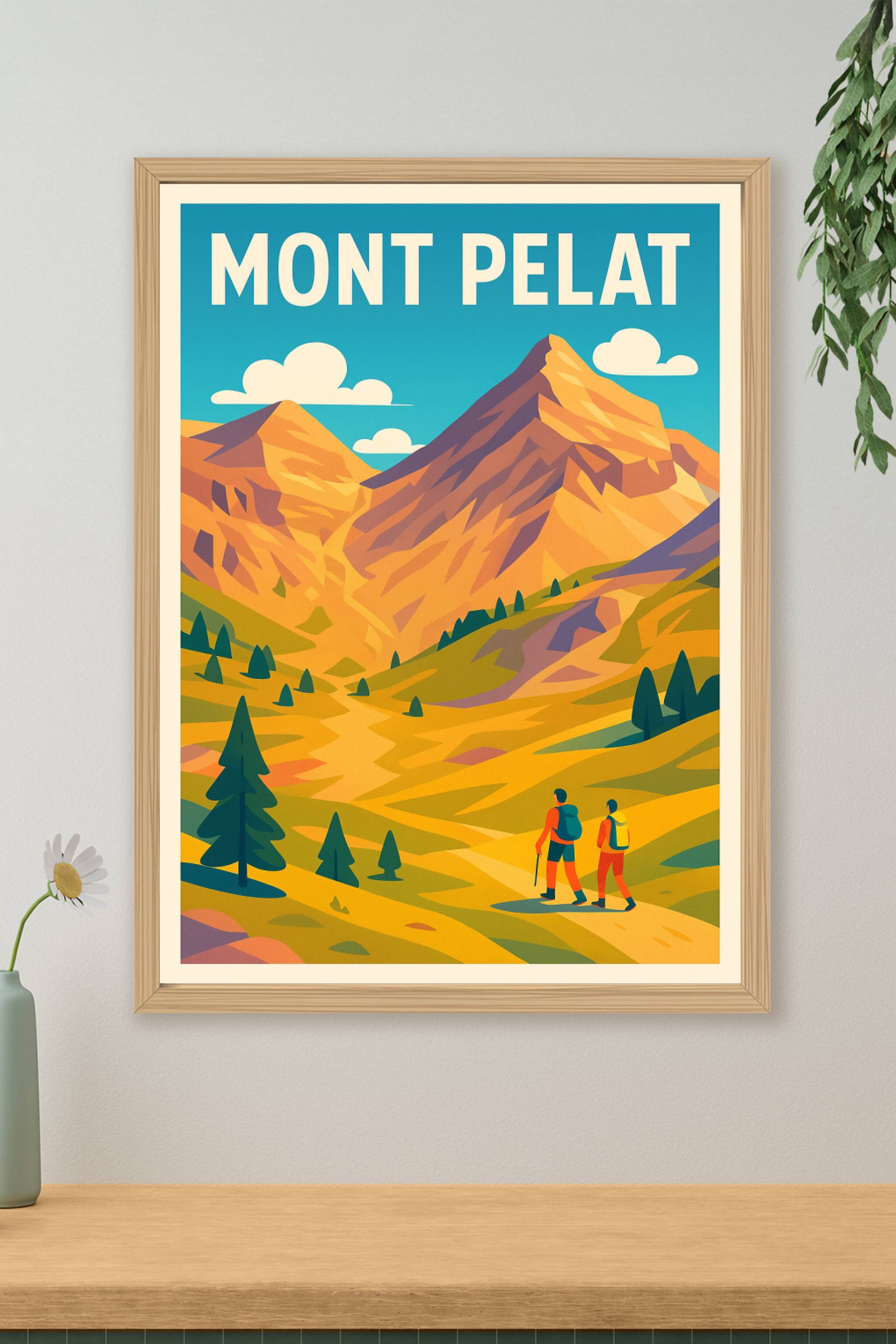 Affiche de Mont Pelat - Sommet majestueux du Mercantour