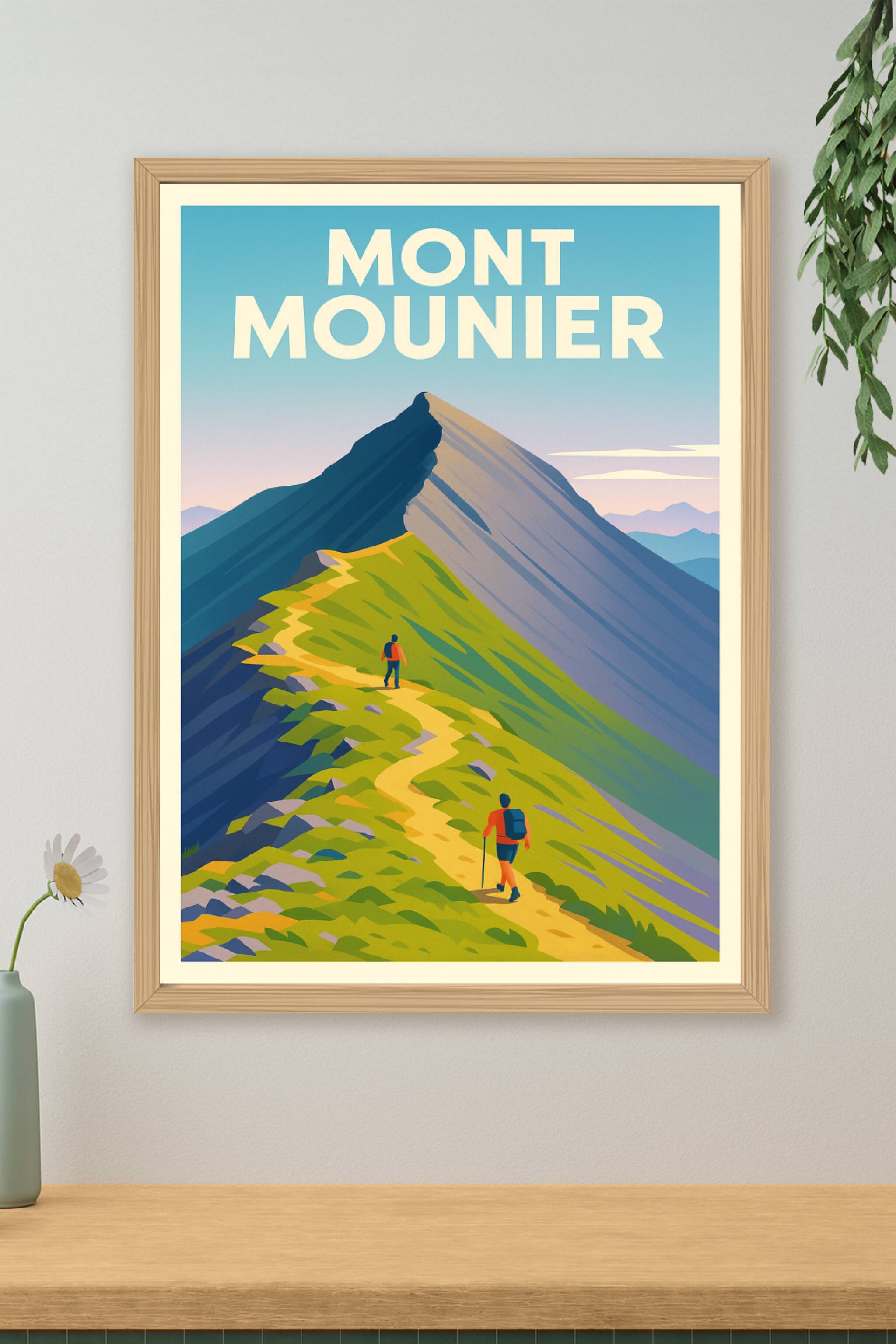 Affiche de Mont Mounier - L'ascension majestueuse au cœur du Mercantour